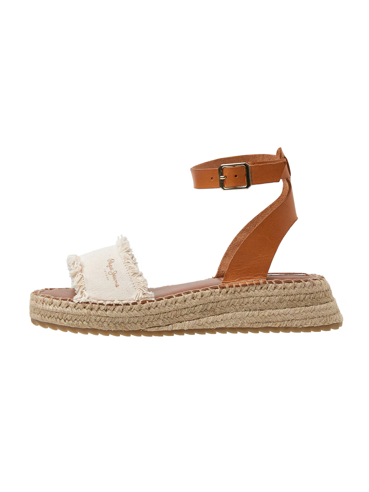 Pepe Jeans Sandale 'KATE' maro / alb murdar - Pled.ro