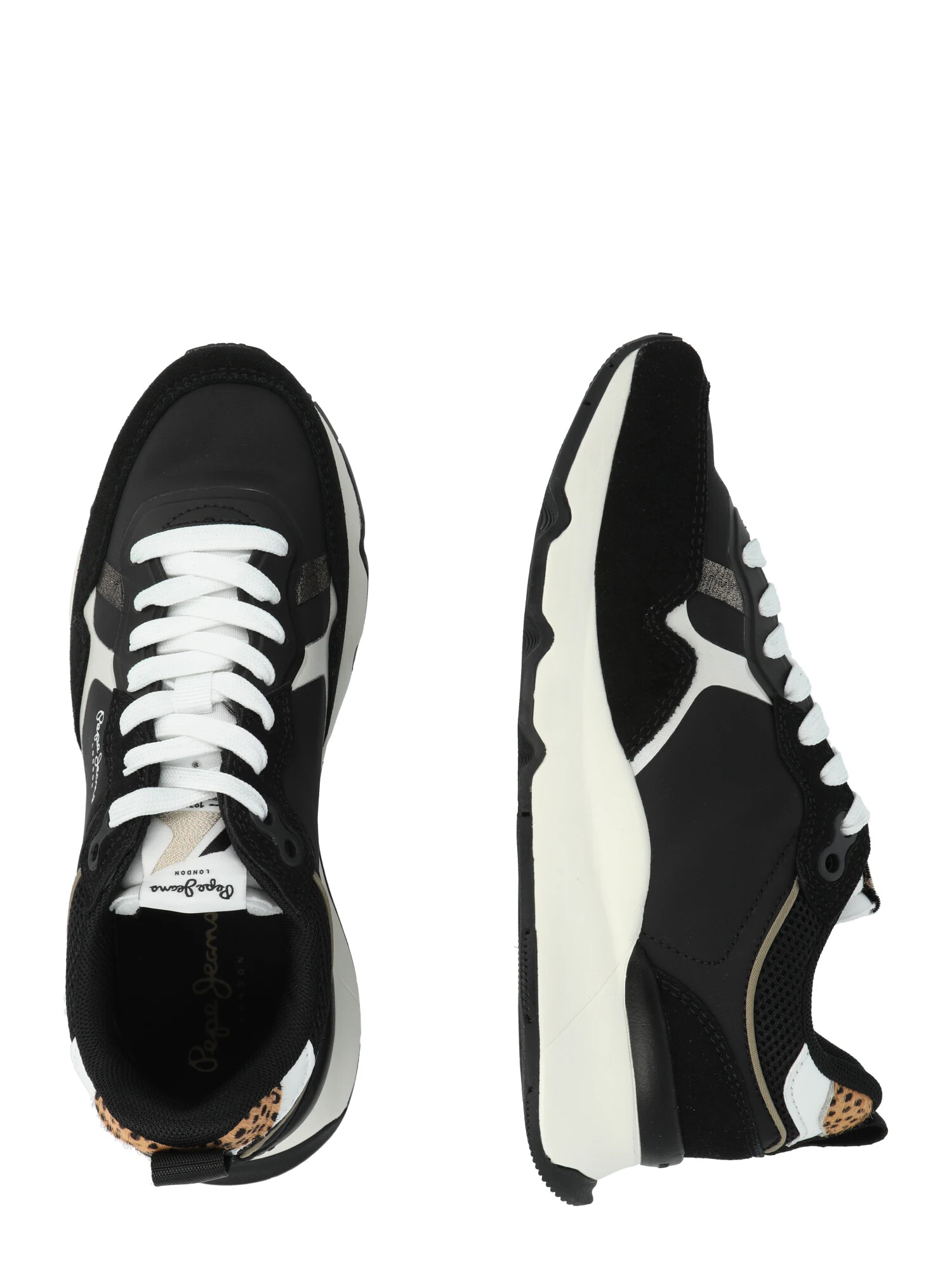 Pepe Jeans Sneaker low 'BRIT PRO BASS' negru / alb - Pled.ro