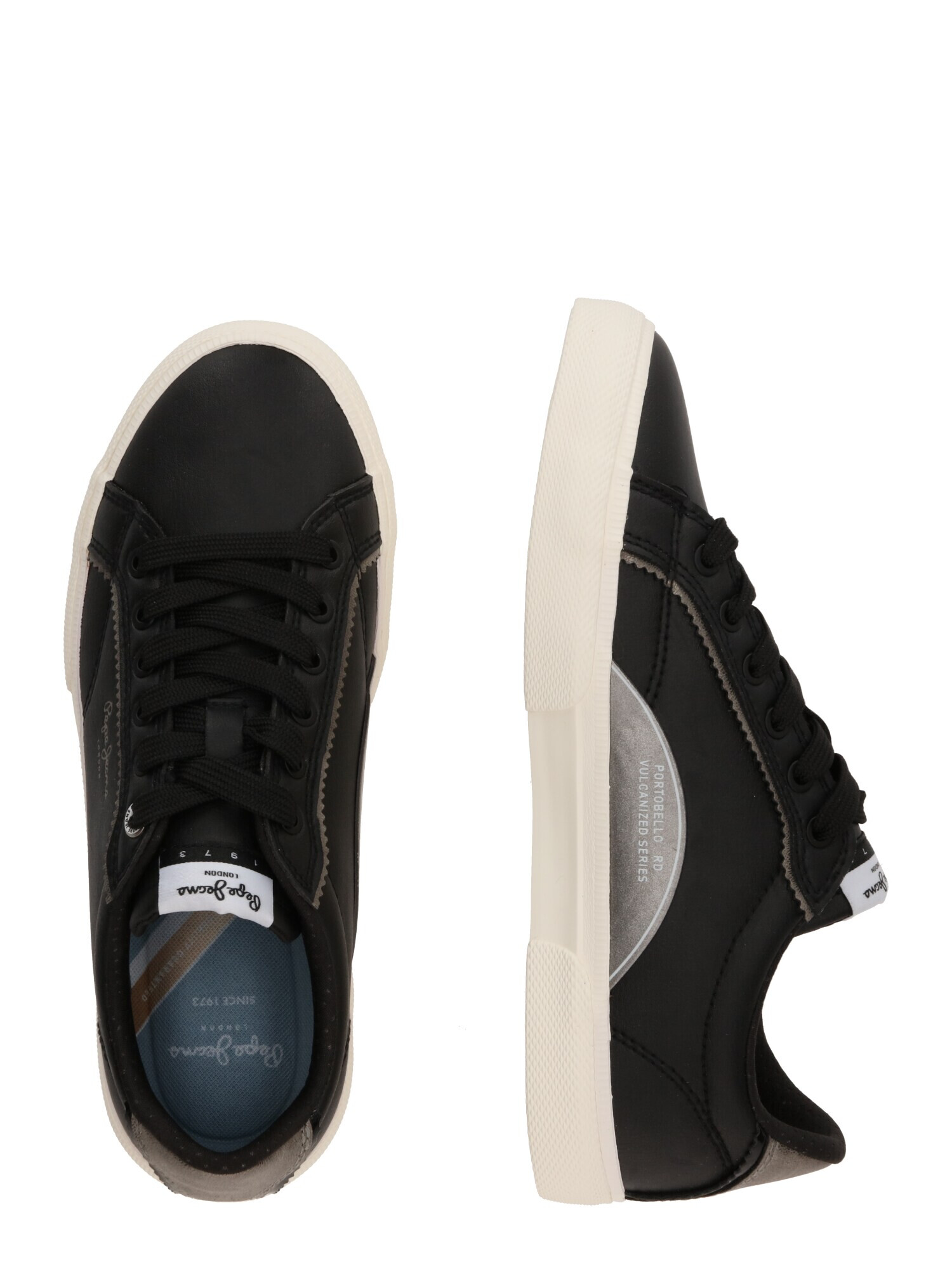 Pepe Jeans Sneaker low 'KENTON' gri argintiu / negru - Pled.ro