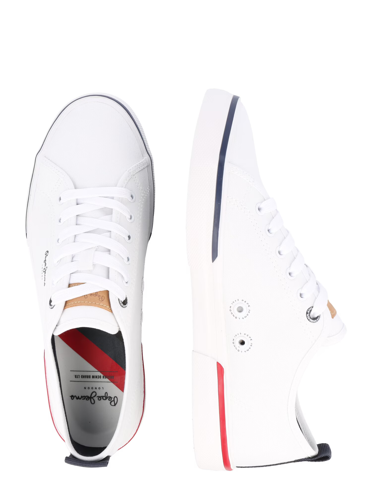 Pepe Jeans Sneaker low 'KENTON SMART 22' roșu / negru / alb - Pled.ro