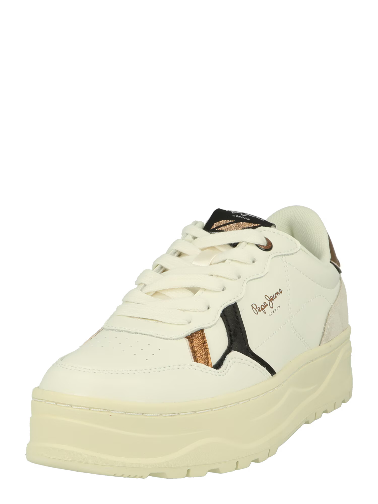 Pepe Jeans Sneaker low 'Kore Retry' galben auriu / negru / alb - Pled.ro