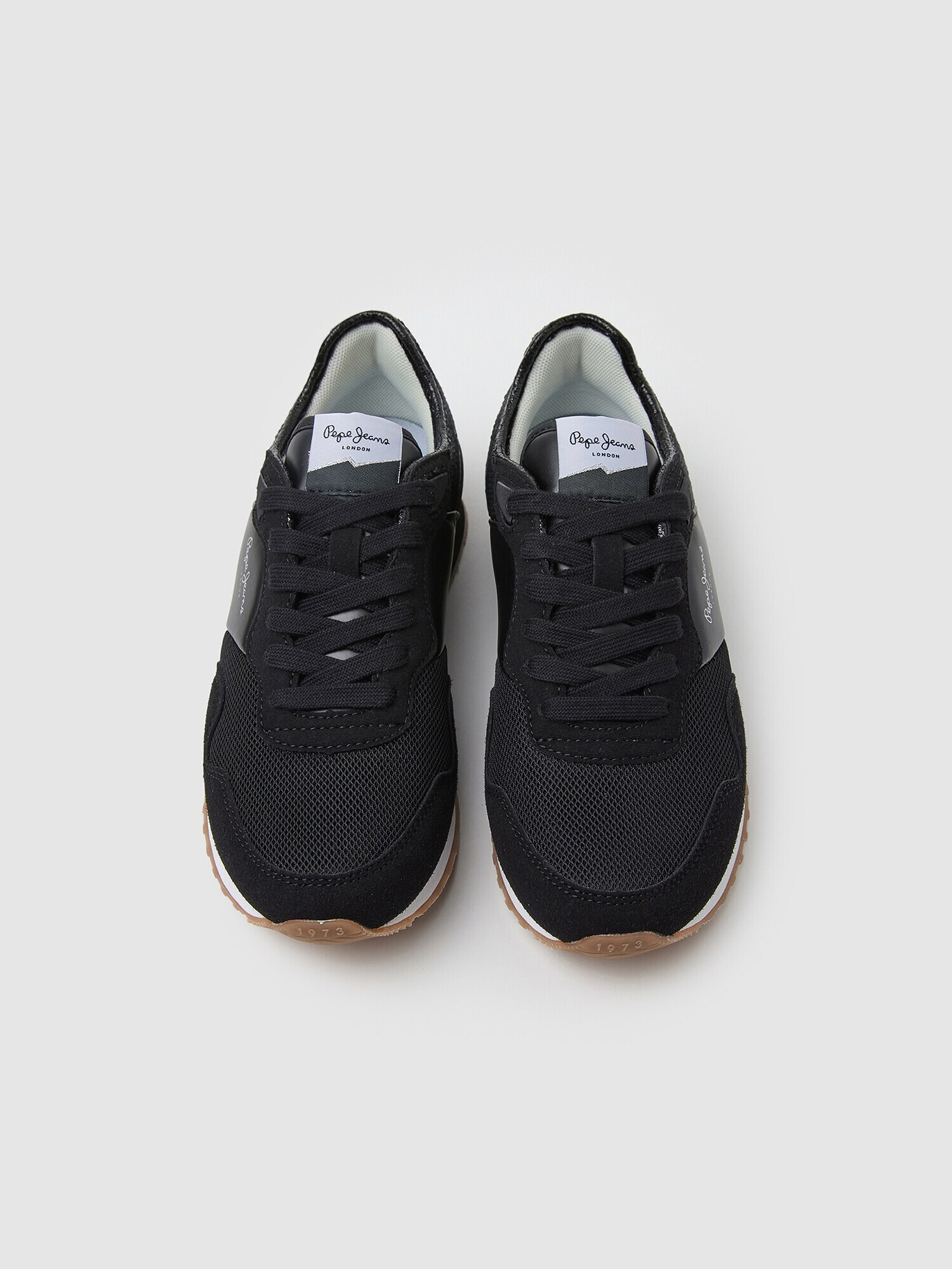 Pepe Jeans Sneaker low 'LONDON' negru / alb - Pled.ro