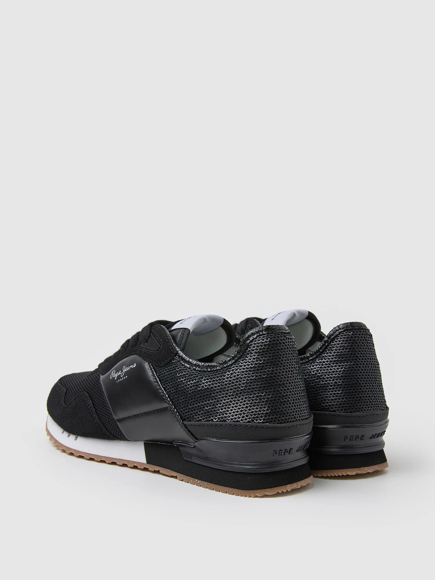 Pepe Jeans Sneaker low 'LONDON' negru / alb - Pled.ro