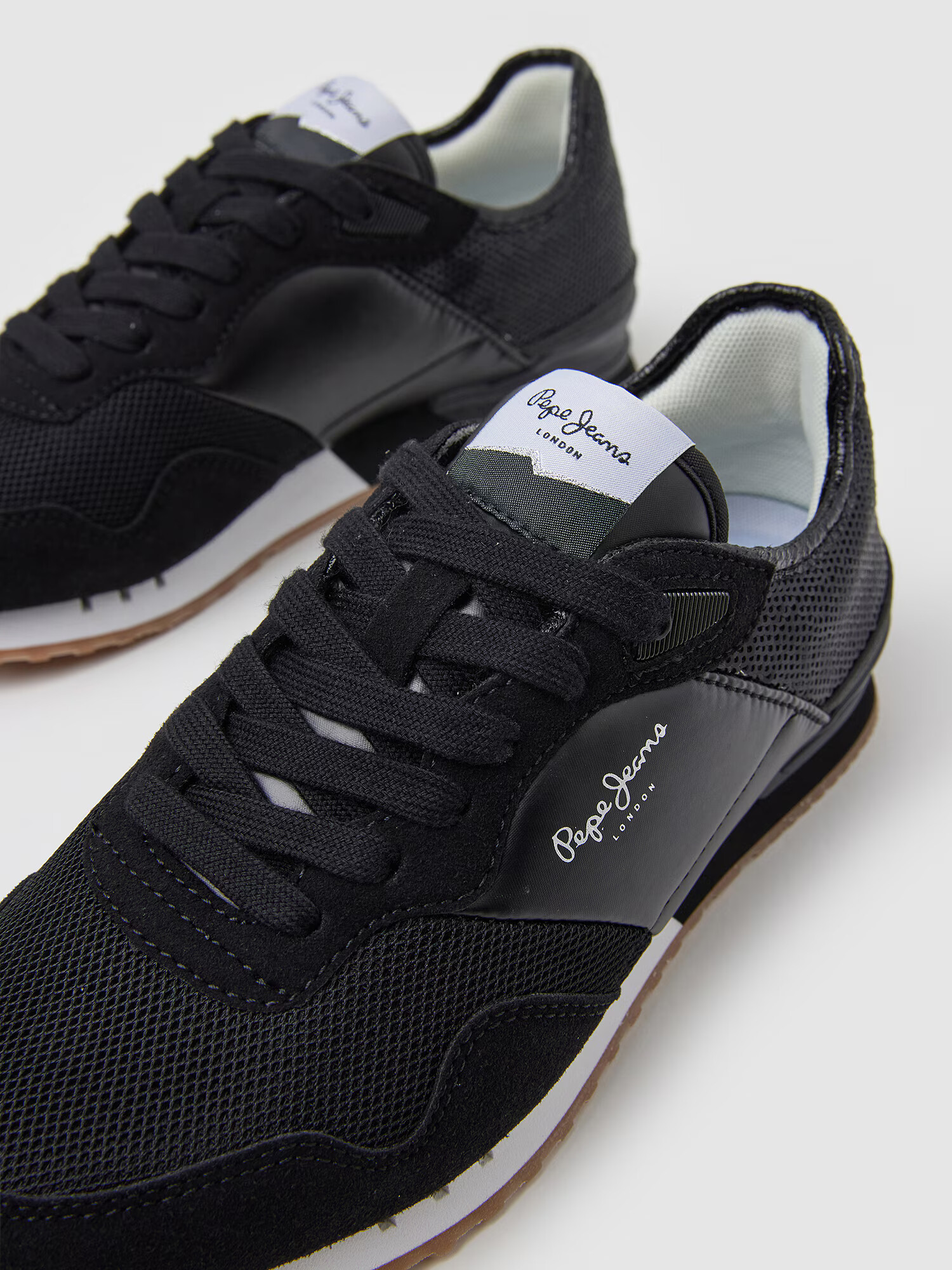 Pepe Jeans Sneaker low 'LONDON' negru / alb - Pled.ro