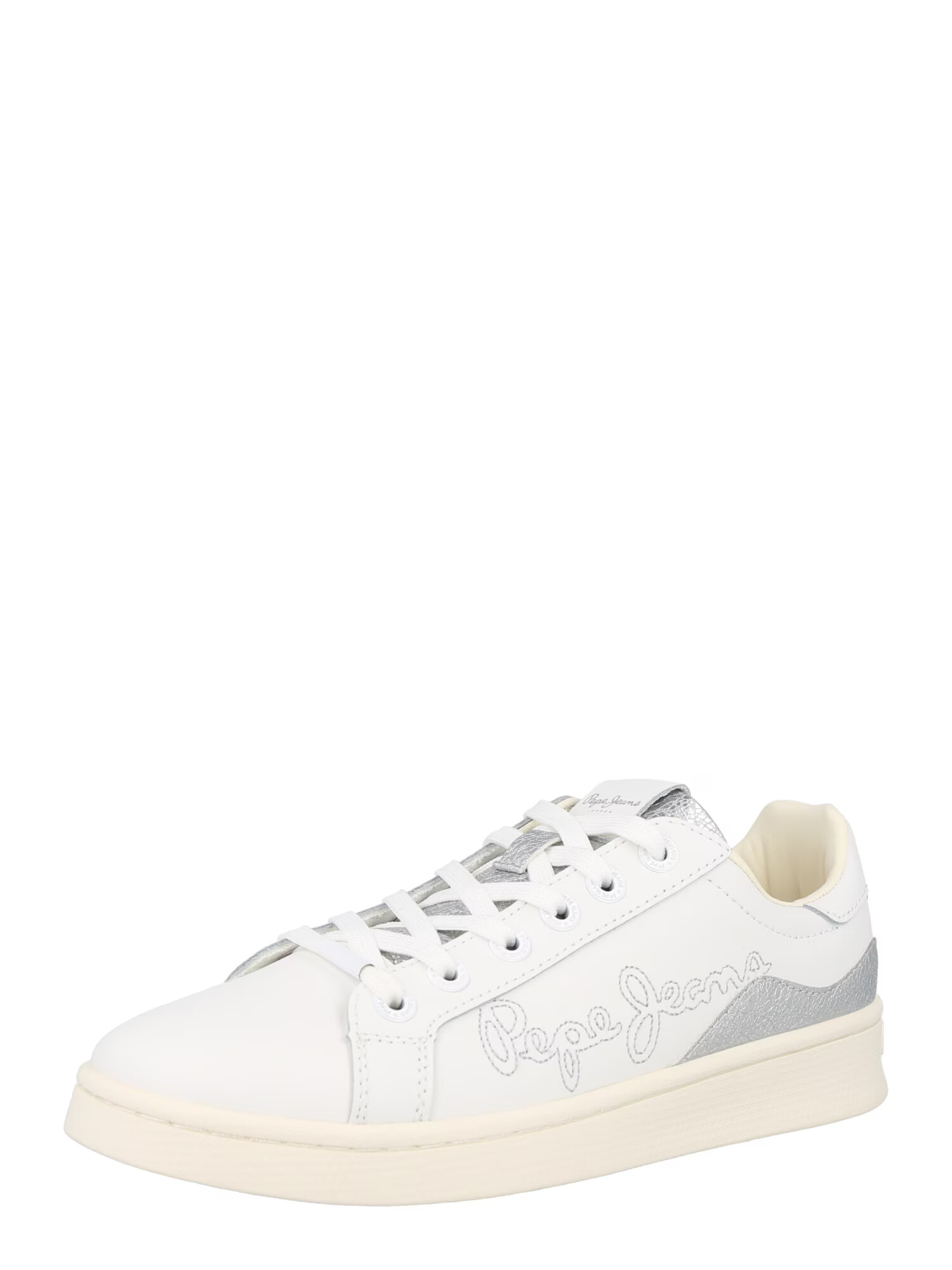 Pepe Jeans Sneaker low 'MILTON' argintiu / alb - Pled.ro