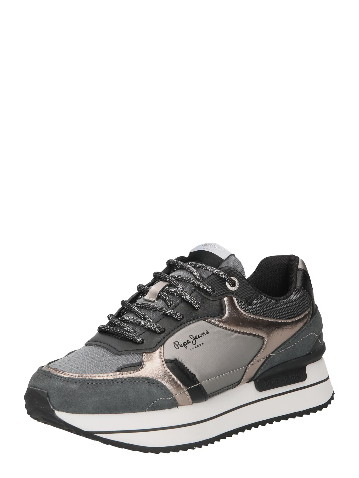 Pepe Jeans Sneaker low 'RUSPER GALA' gri / gri închis / argintiu - Pled.ro