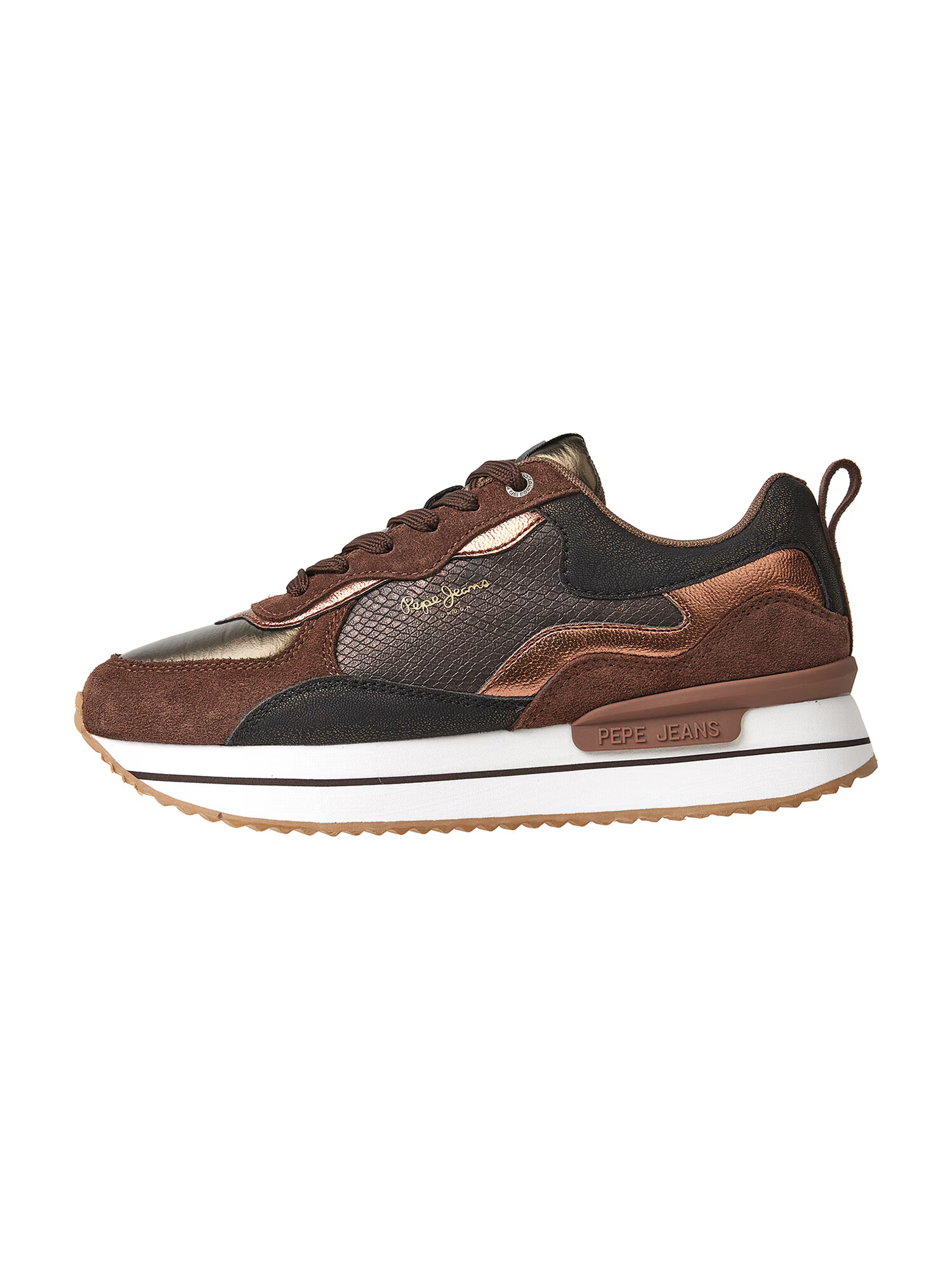 Pepe Jeans Sneaker low 'RUSPER NAS' bej / maro amestecat - Pled.ro