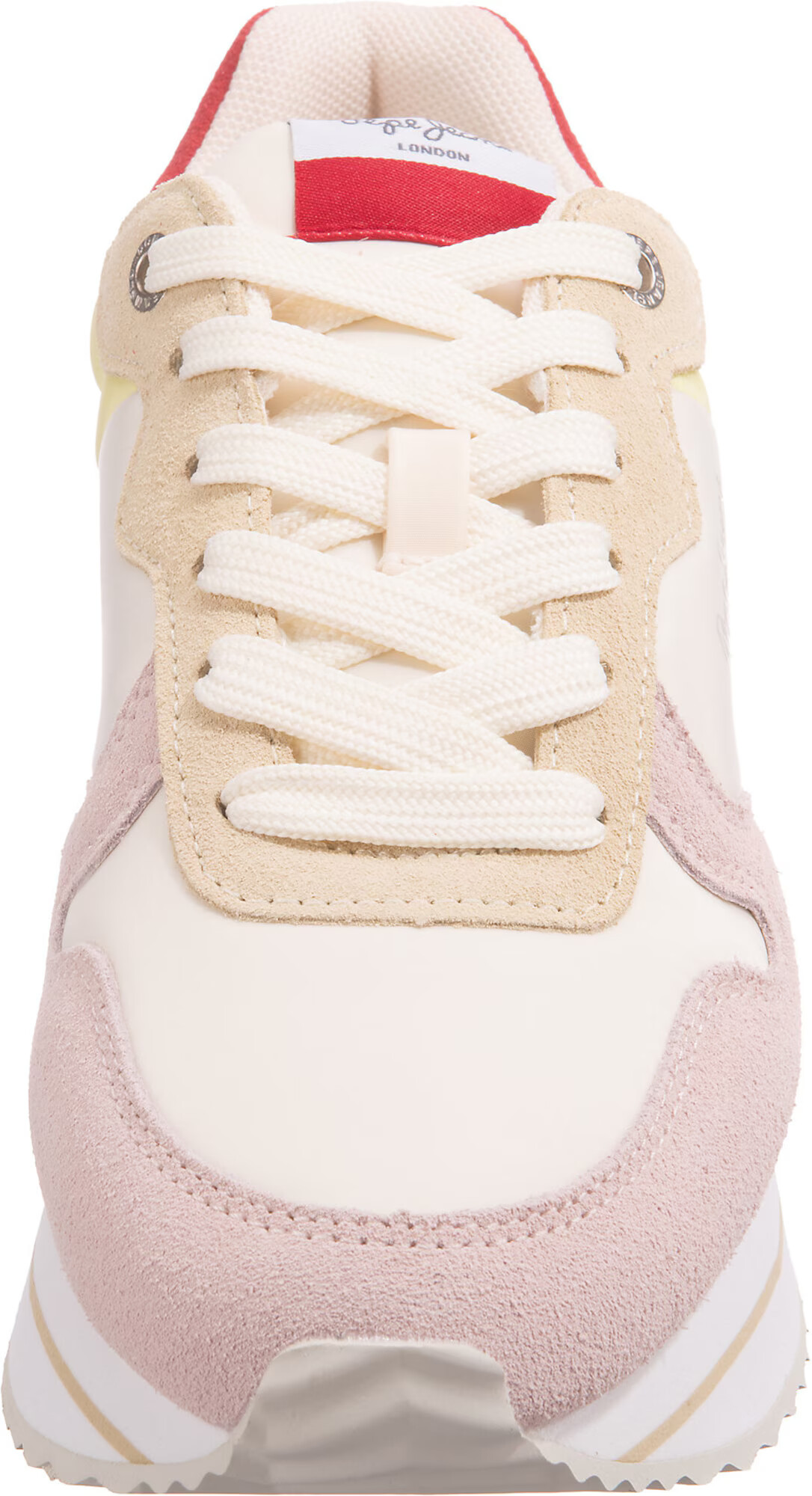 Pepe Jeans Sneaker low 'Rusper Sweet' galben deschis / portocaliu piersică / roșu / alb - Pled.ro