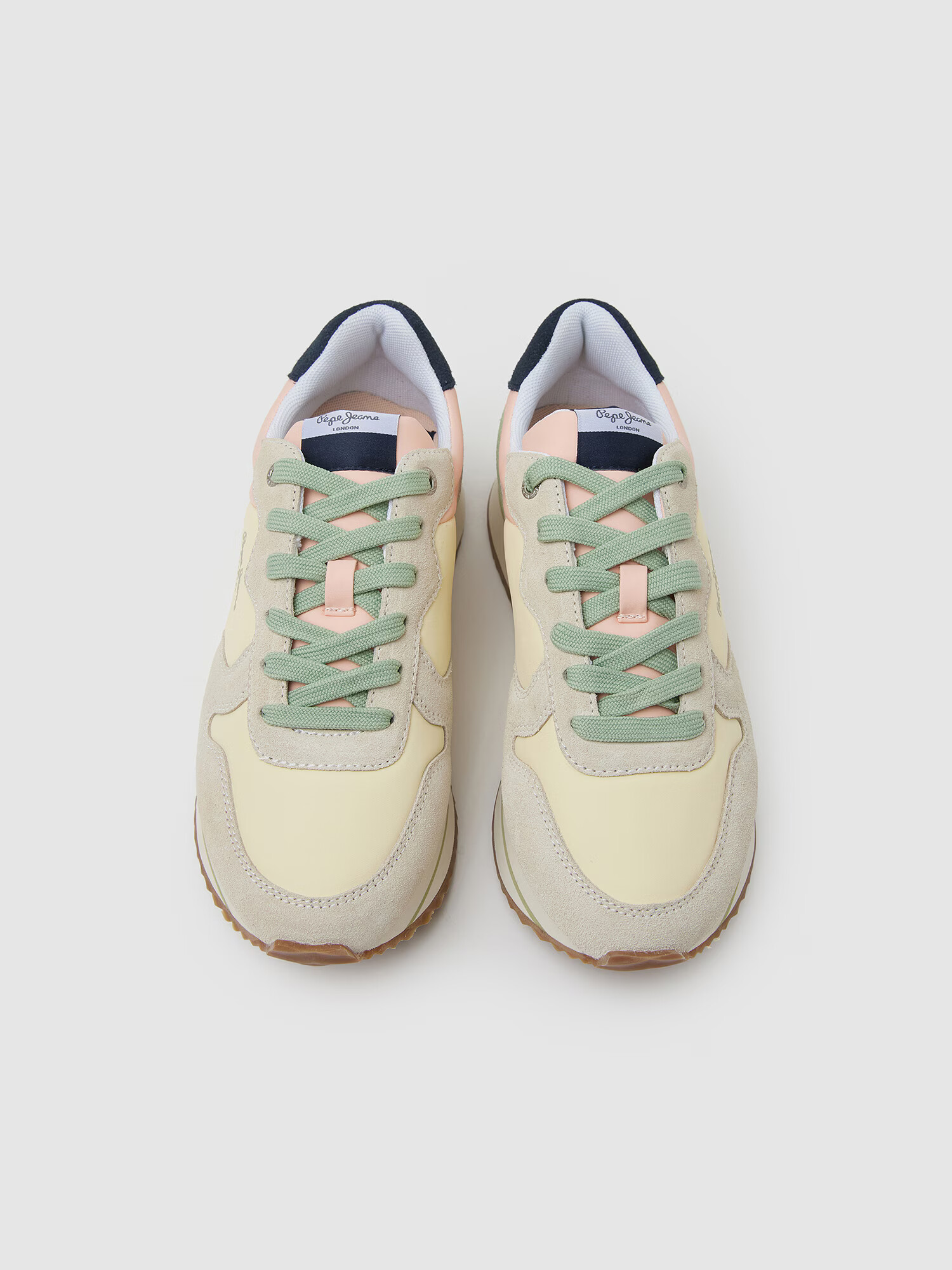 Pepe Jeans Sneaker low 'Rusper Sweet' galben / galben deschis / verde / roz - Pled.ro