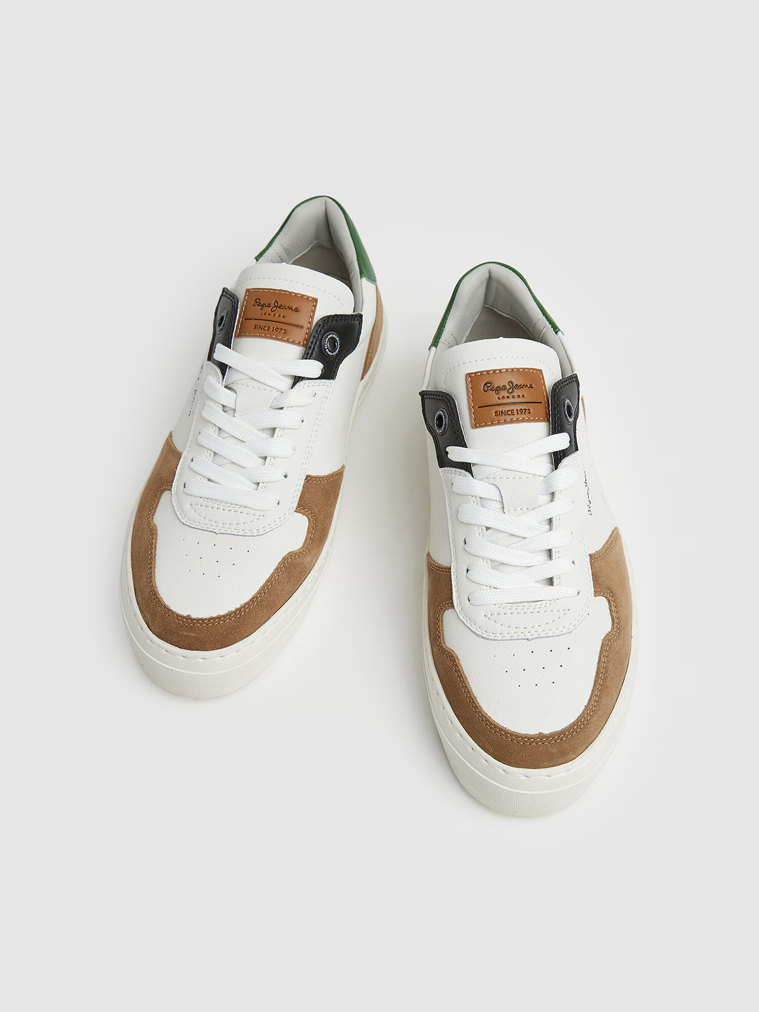 Pepe Jeans Sneaker low 'Yogi Street' maro / verde / negru / alb - Pled.ro