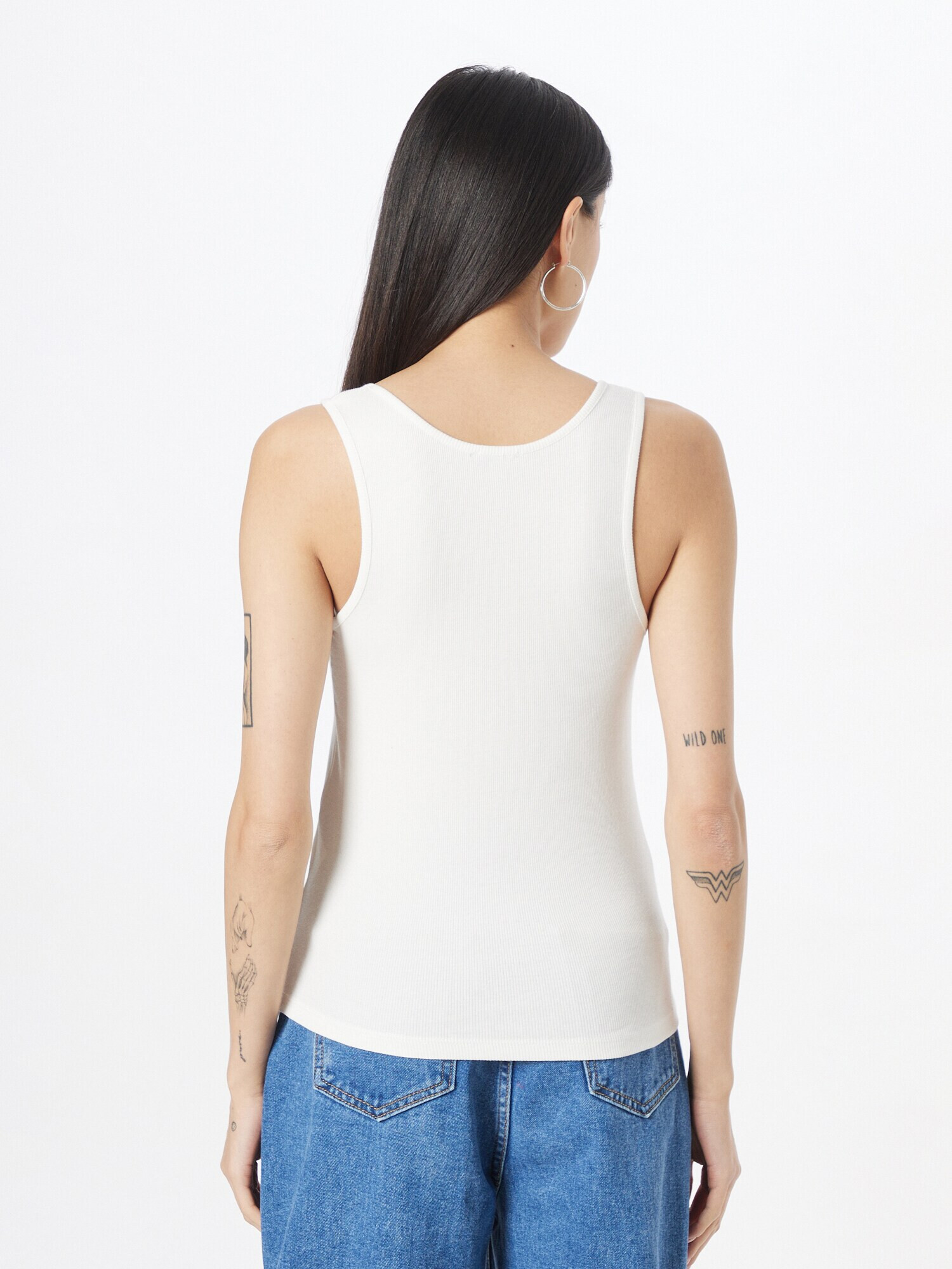 Pepe Jeans Top 'CARRIE' alb murdar - Pled.ro