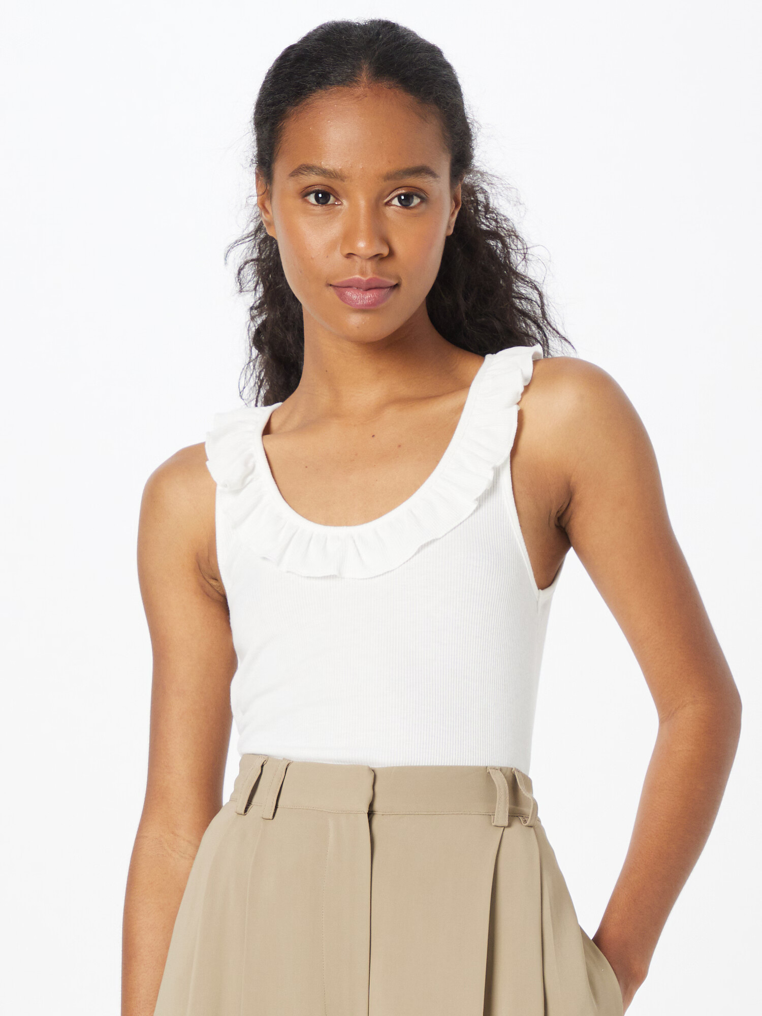 Pepe Jeans Top 'Dorina' alb murdar - Pled.ro