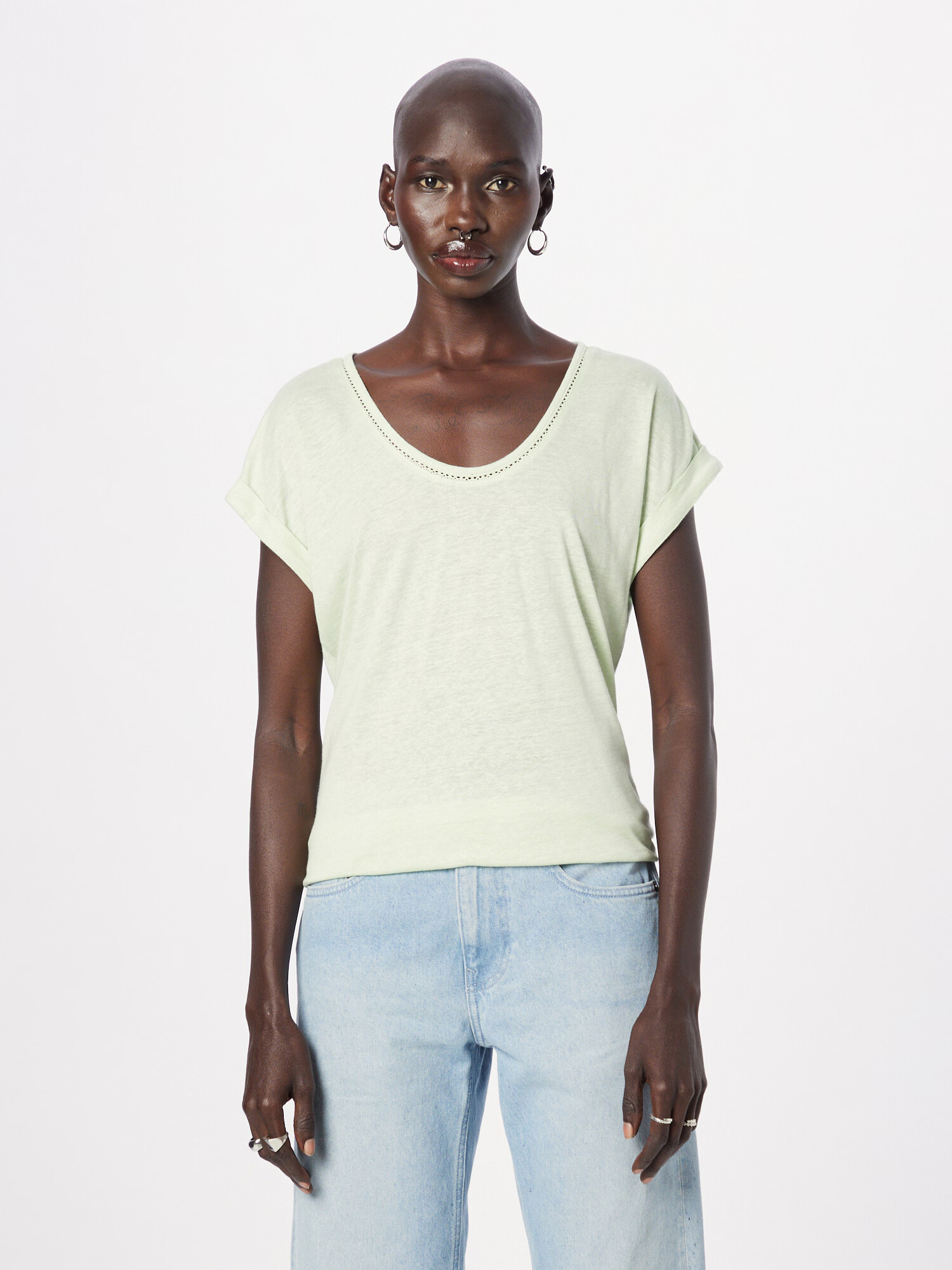 Pepe Jeans Tricou 'Adelaide' verde pastel - Pled.ro