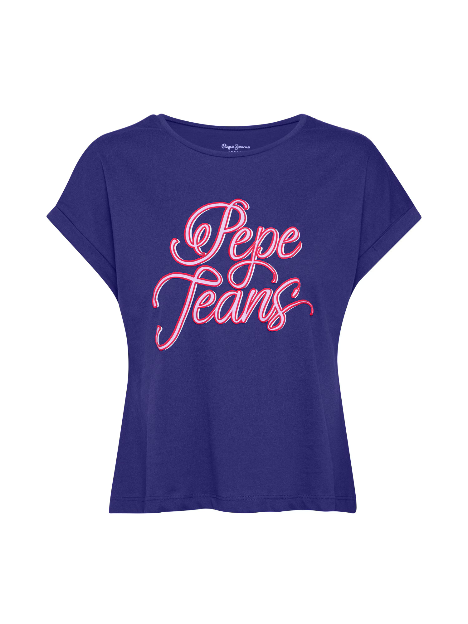 Pepe Jeans Tricou 'Alberta' bej / albastru / roz eozină - Pled.ro