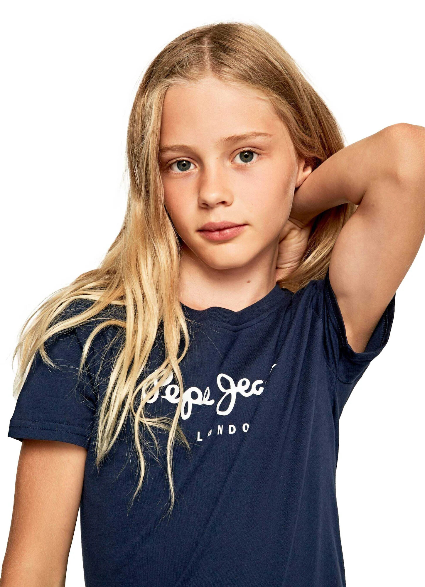 Pepe Jeans Tricou 'Art' albastru închis / alb - Pled.ro