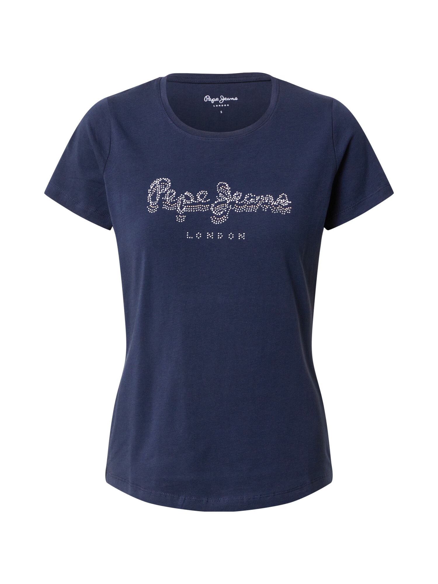 Pepe Jeans Tricou 'BEATRICE' albastru închis / argintiu - Pled.ro