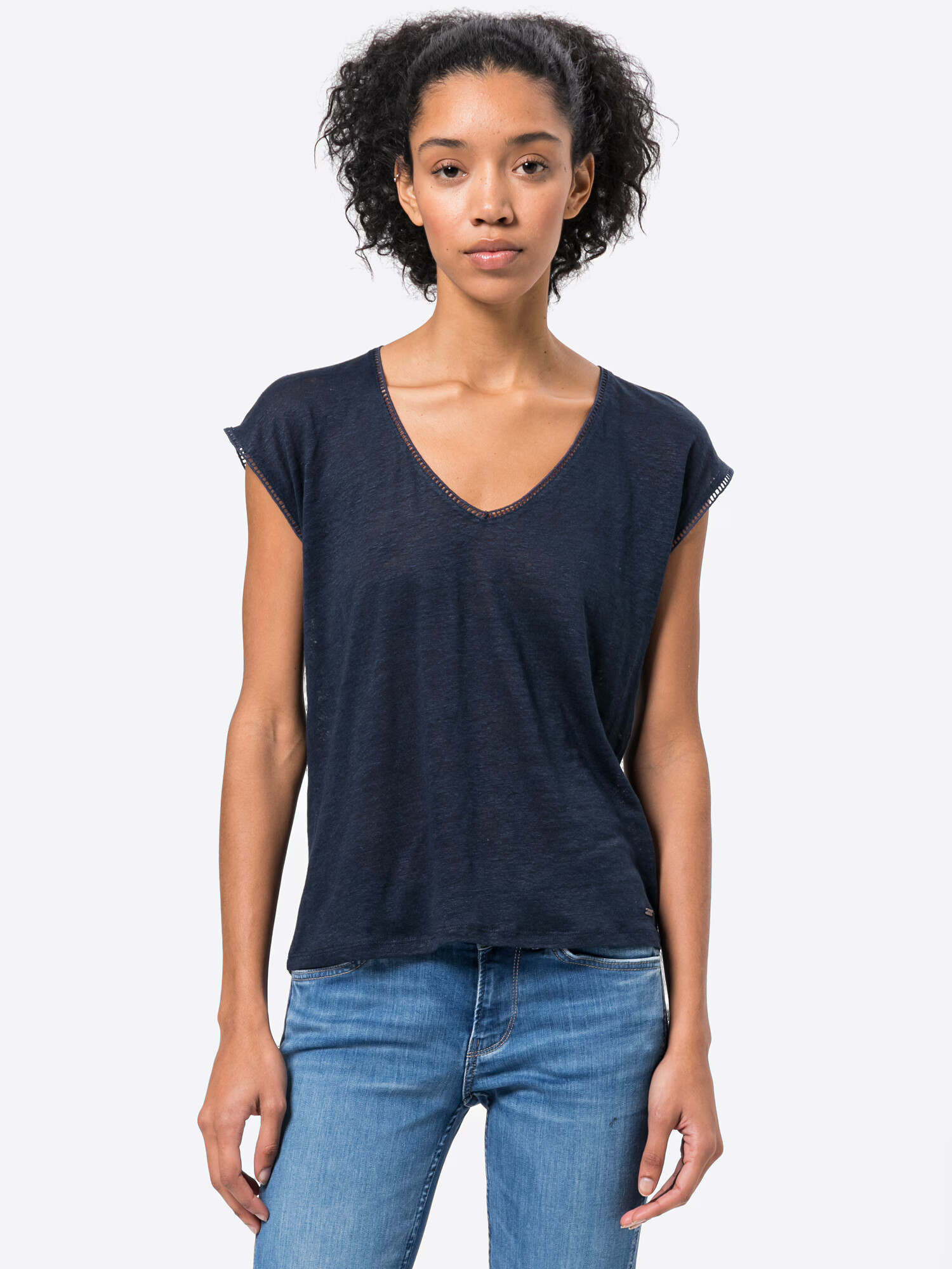 Pepe Jeans Tricou 'CLEMENTINE' bleumarin - Pled.ro