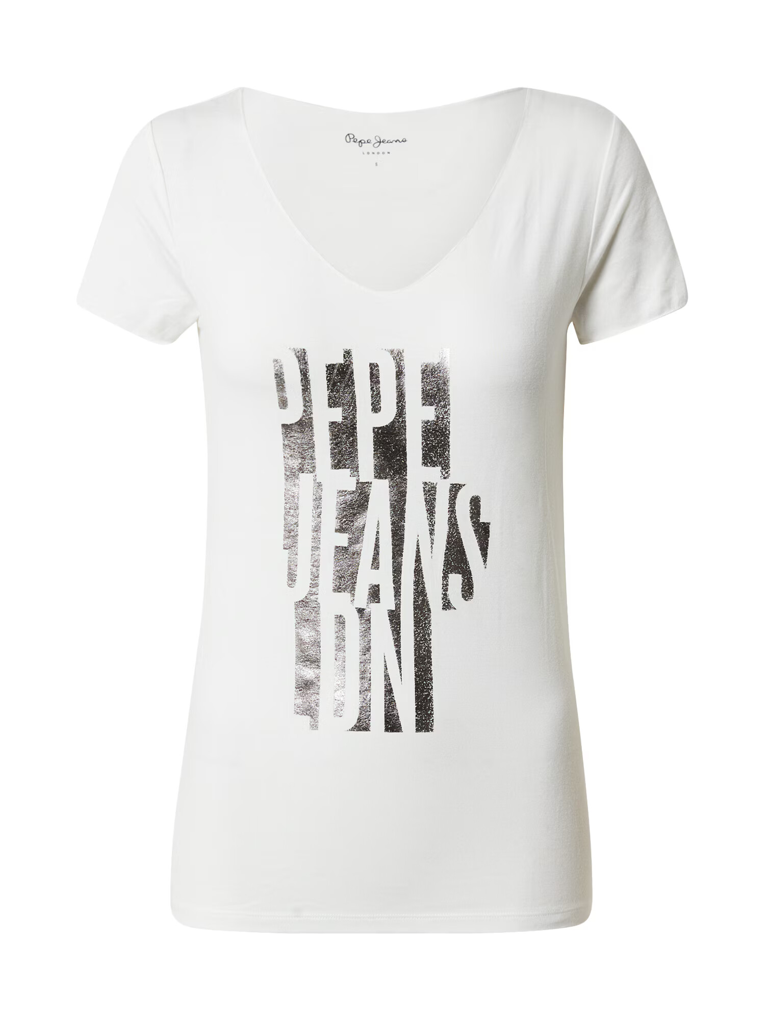 Pepe Jeans Tricou 'Dana' negru / alb - Pled.ro