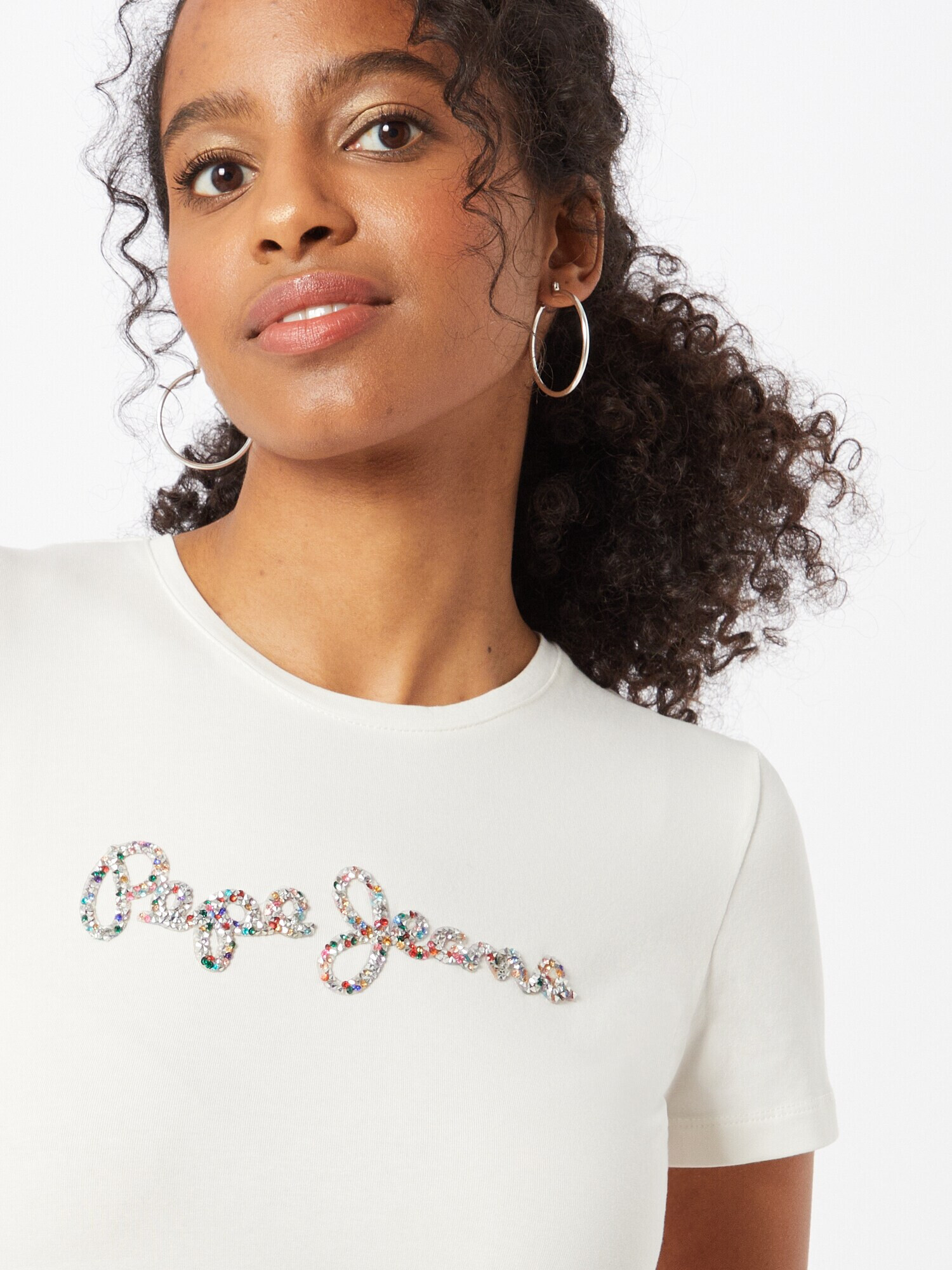 Pepe Jeans Tricou 'Dorita' alb - Pled.ro