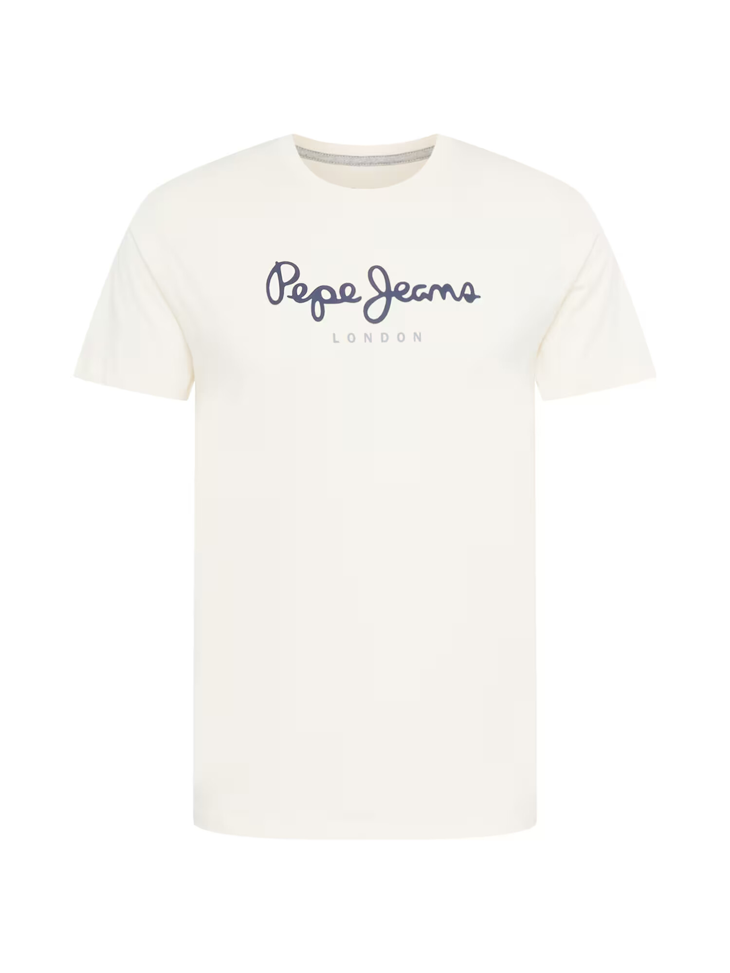 Pepe Jeans Tricou 'EGGO' crem / albastru marin - Pled.ro