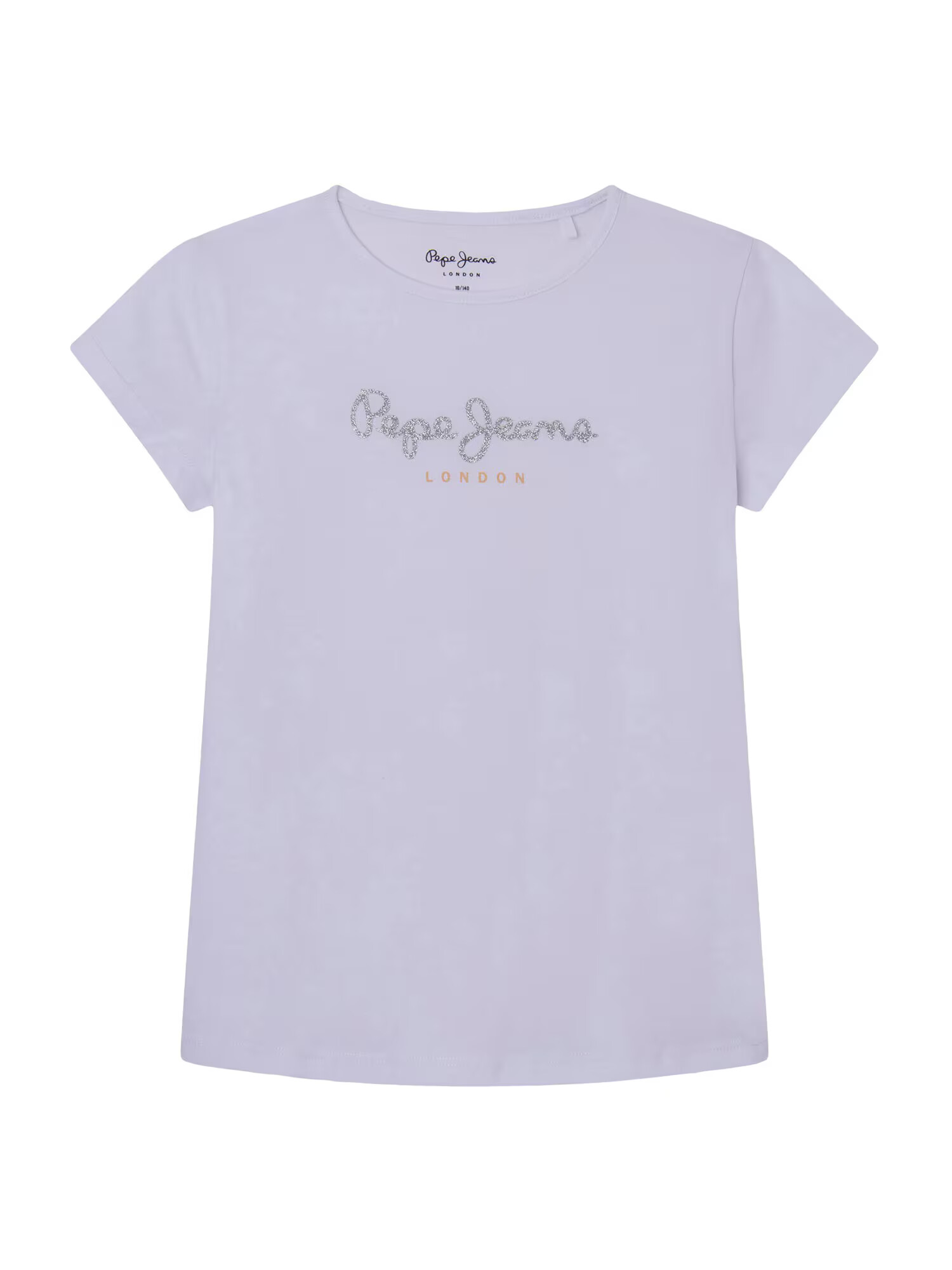 Pepe Jeans Tricou 'HANA' portocaliu / argintiu / alb - Pled.ro