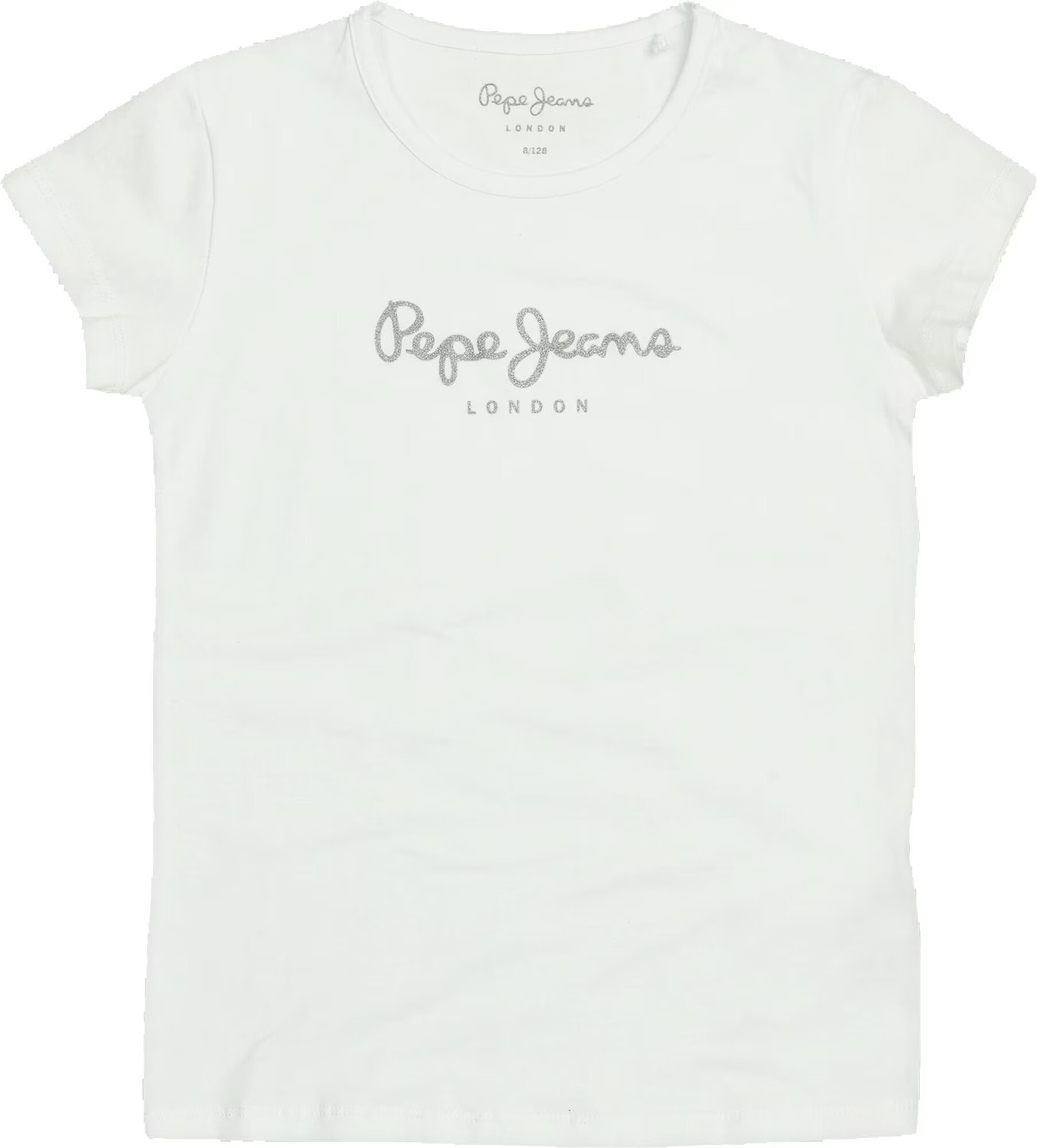 Pepe Jeans Tricou negru / alb - Pled.ro