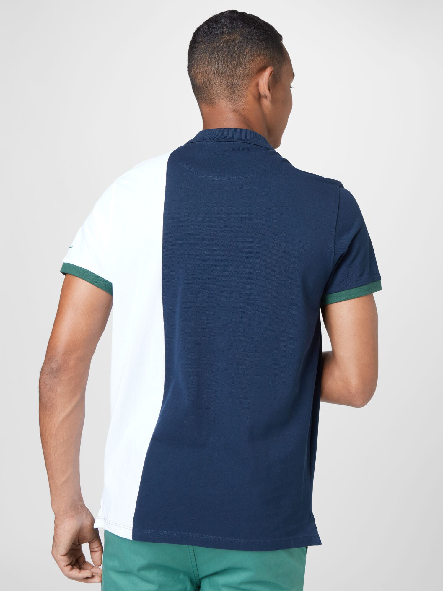 Pepe Jeans Tricou 'NOOR' bleumarin / verde închis / alb - Pled.ro