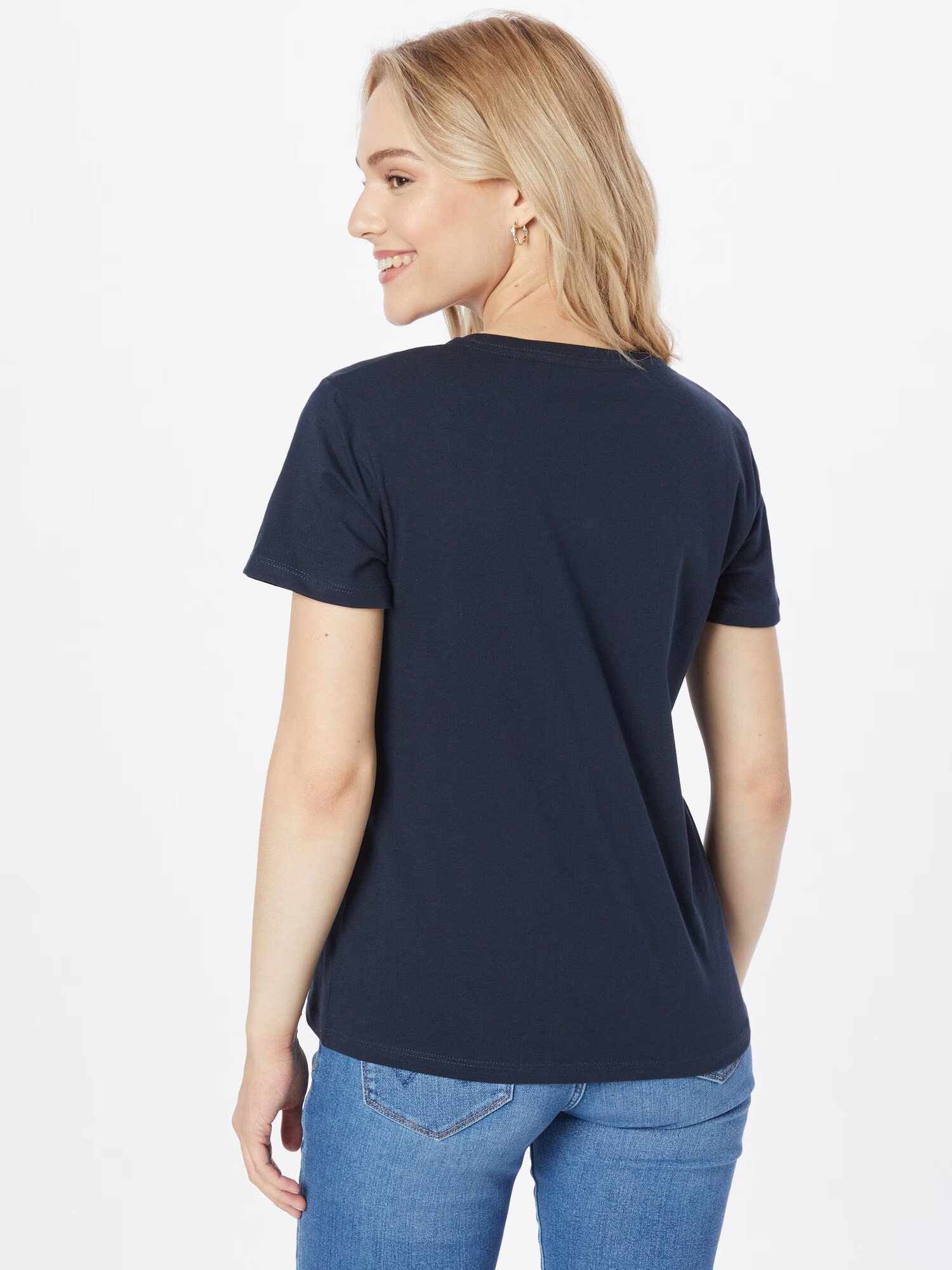 Pepe Jeans Tricou 'Patsy' bleumarin / albastru deschis / roz deschis - Pled.ro