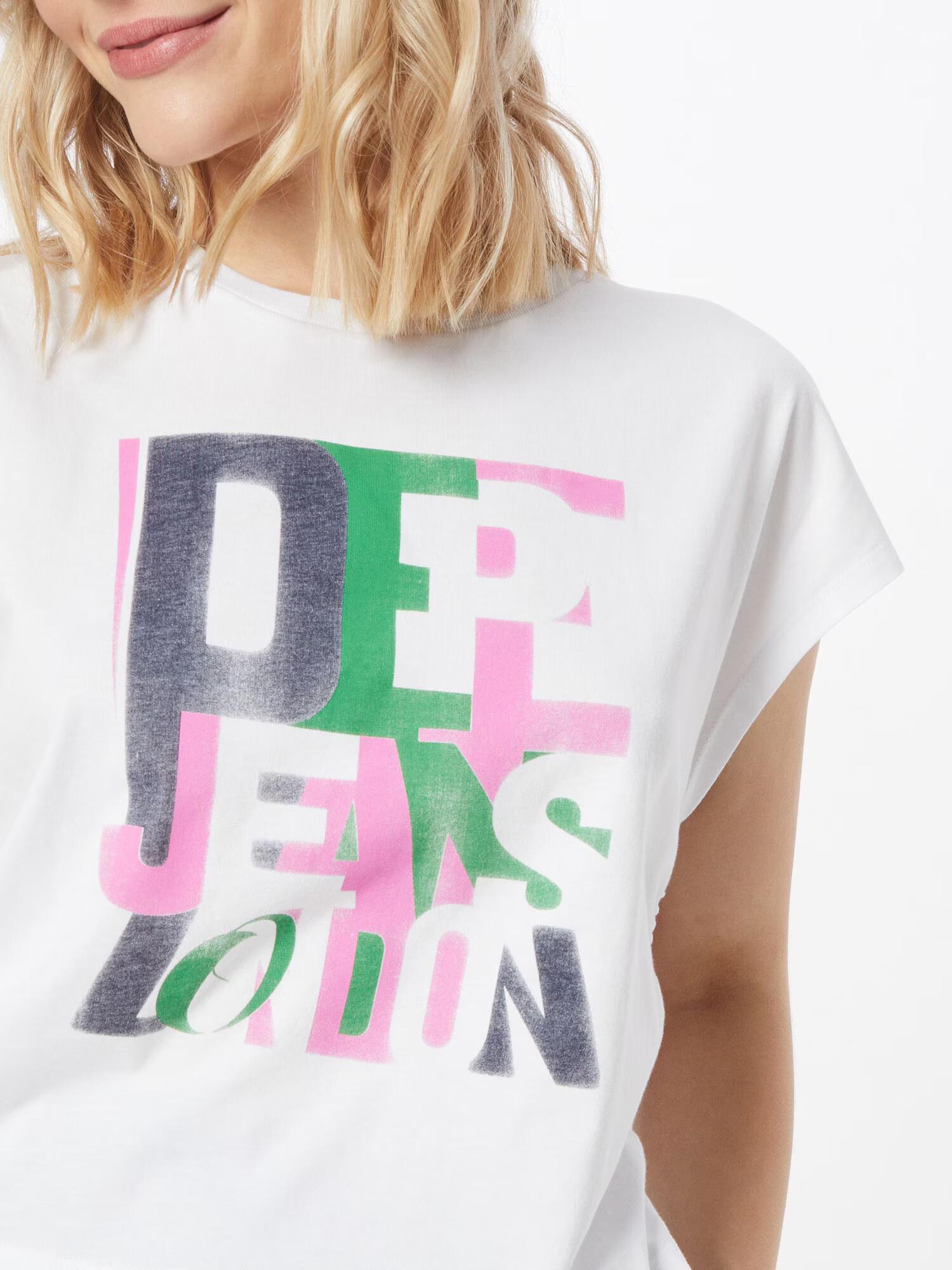 Pepe Jeans Tricou 'PEACHY' alb - Pled.ro