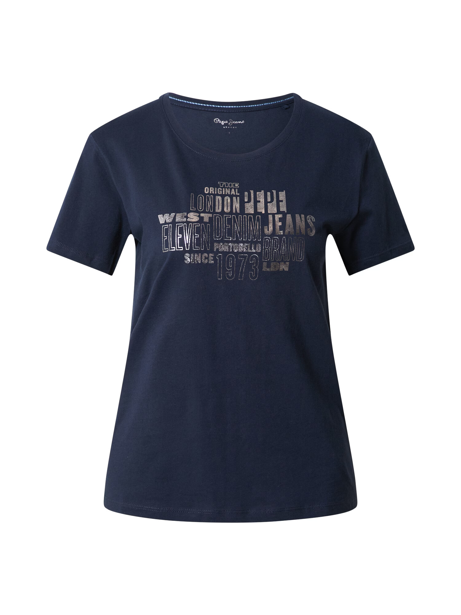 Pepe Jeans Tricou 'PIPER' albastru noapte / argintiu - Pled.ro