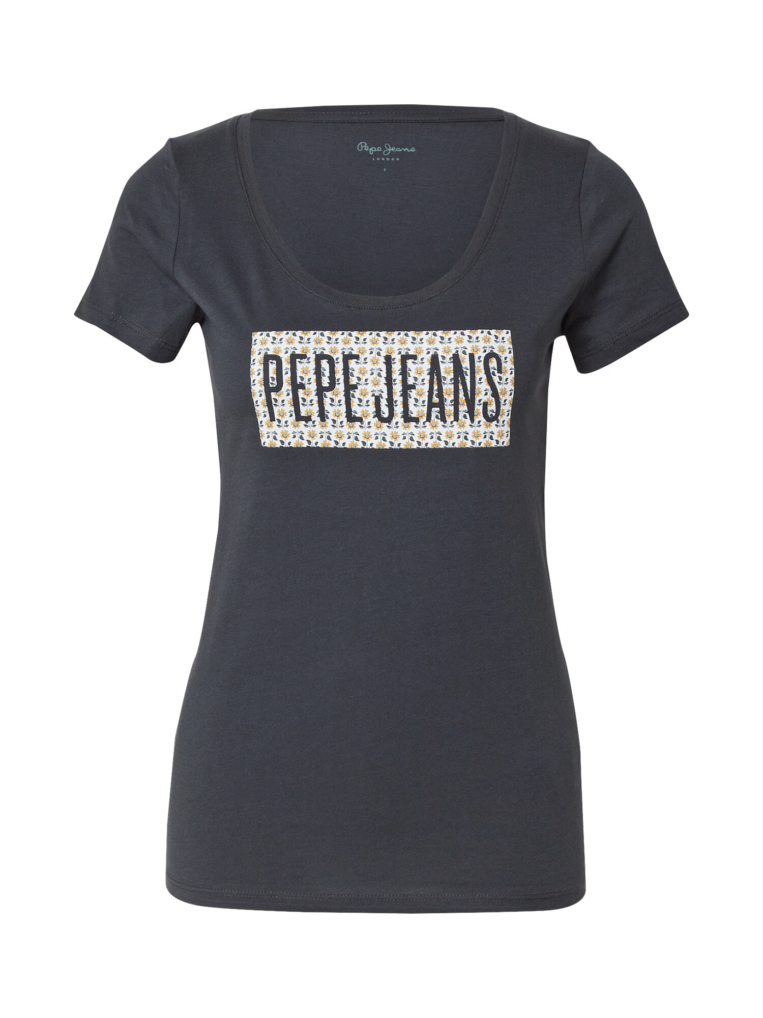 Pepe Jeans Tricou 'Susan' galben auriu / negru / alb - Pled.ro