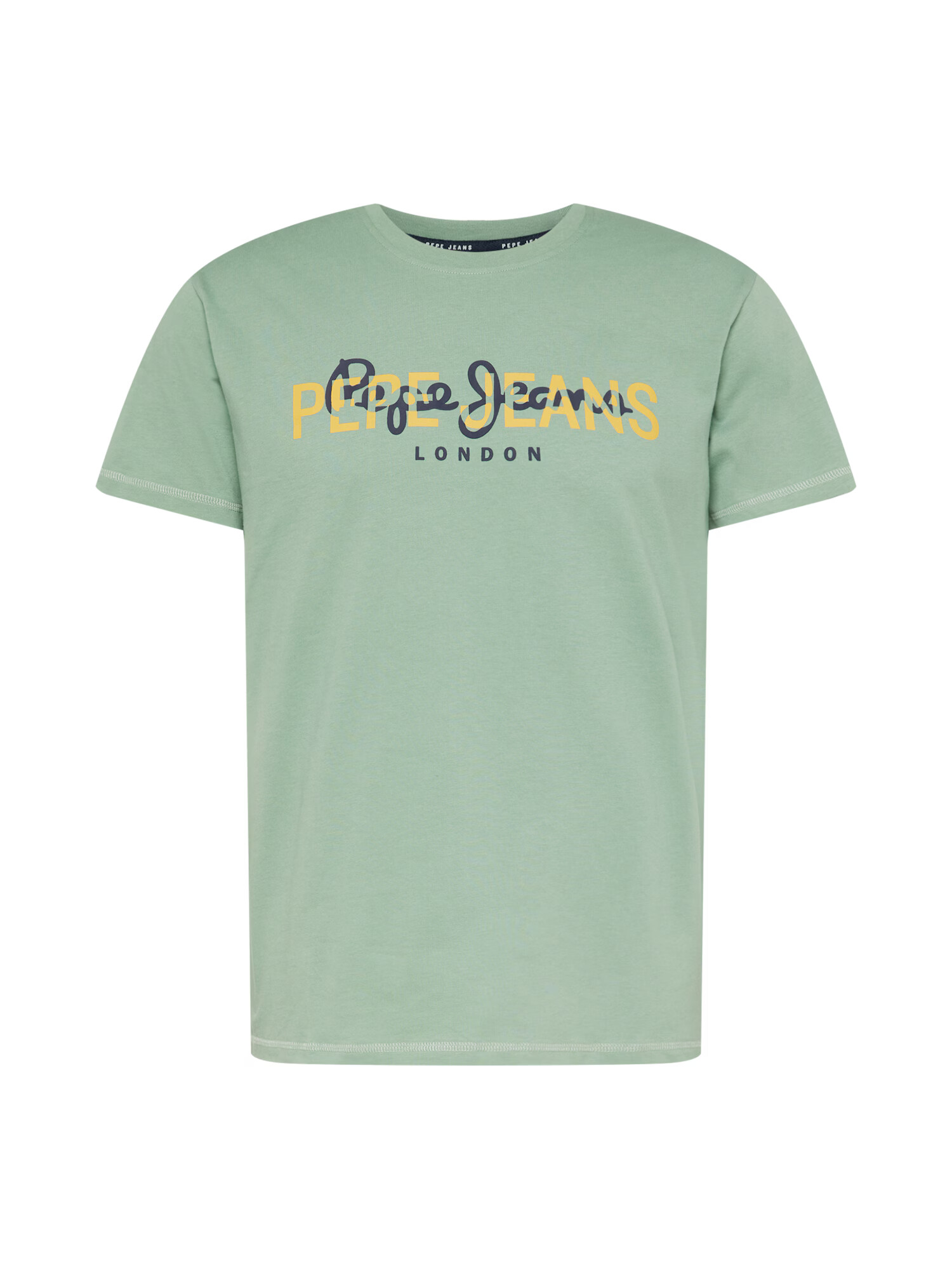 Pepe Jeans Tricou 'THIERRY' bleumarin / galben / verde mentă - Pled.ro