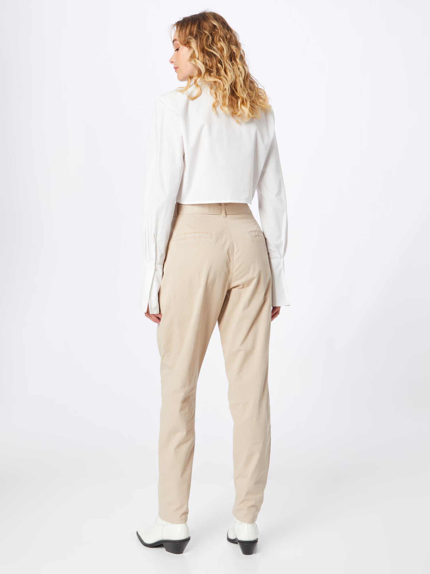 Peppercorn Pantaloni cutați 'Dalina' gri taupe - Pled.ro