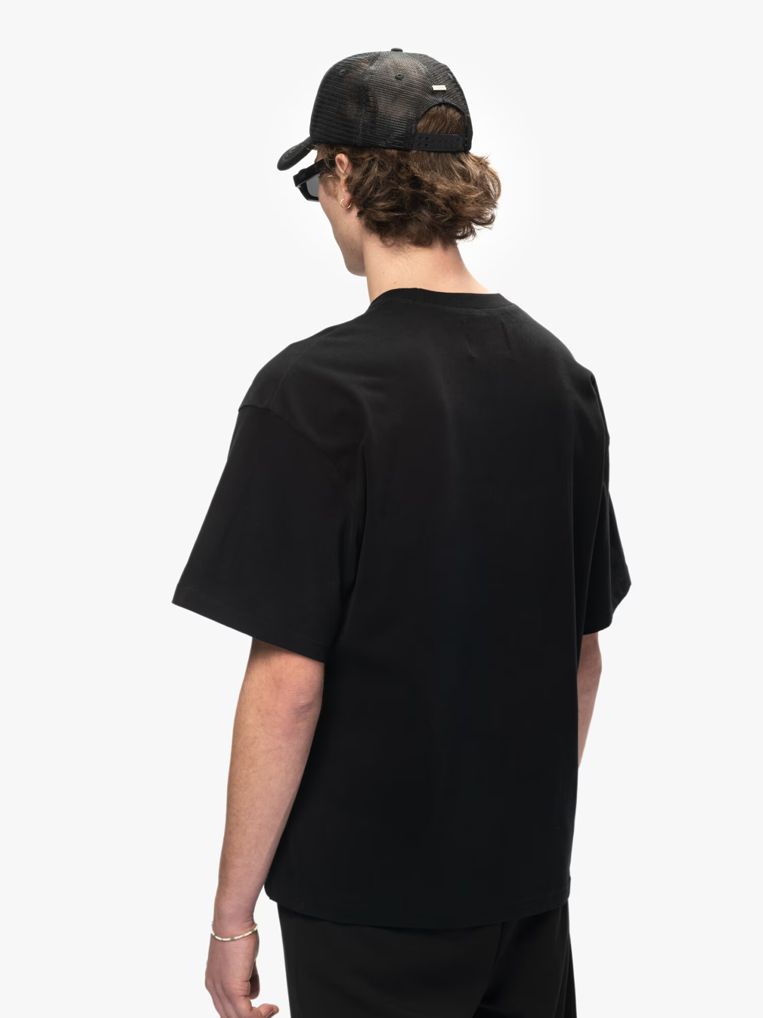 Pequs Tricou negru / alb - Pled.ro