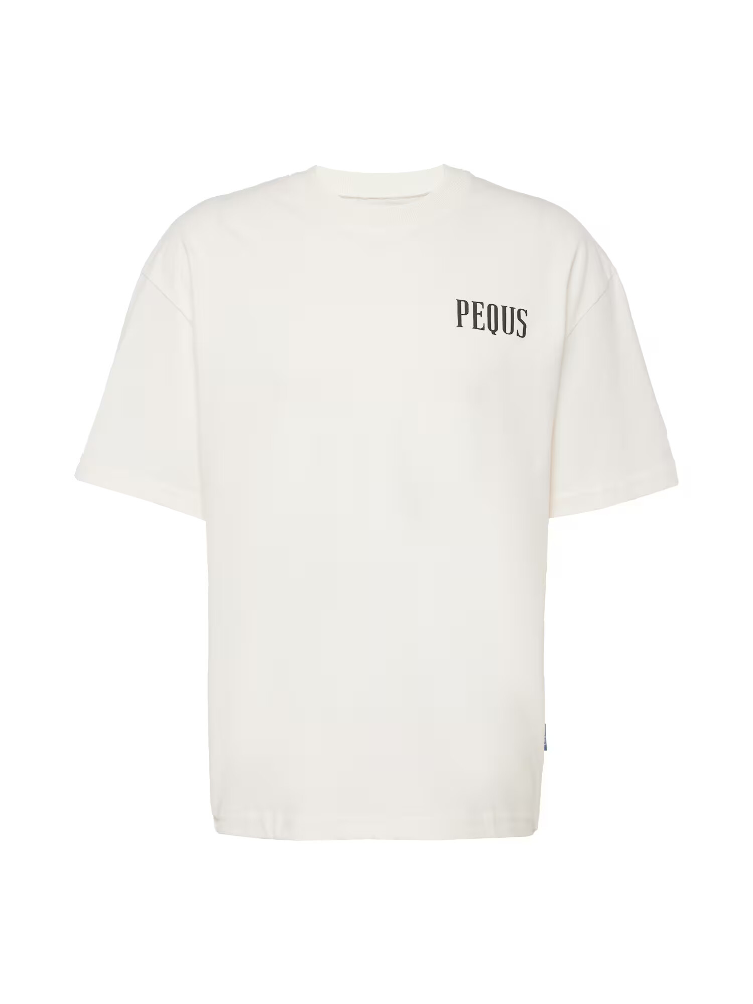 Pequs Tricou negru / alb - Pled.ro