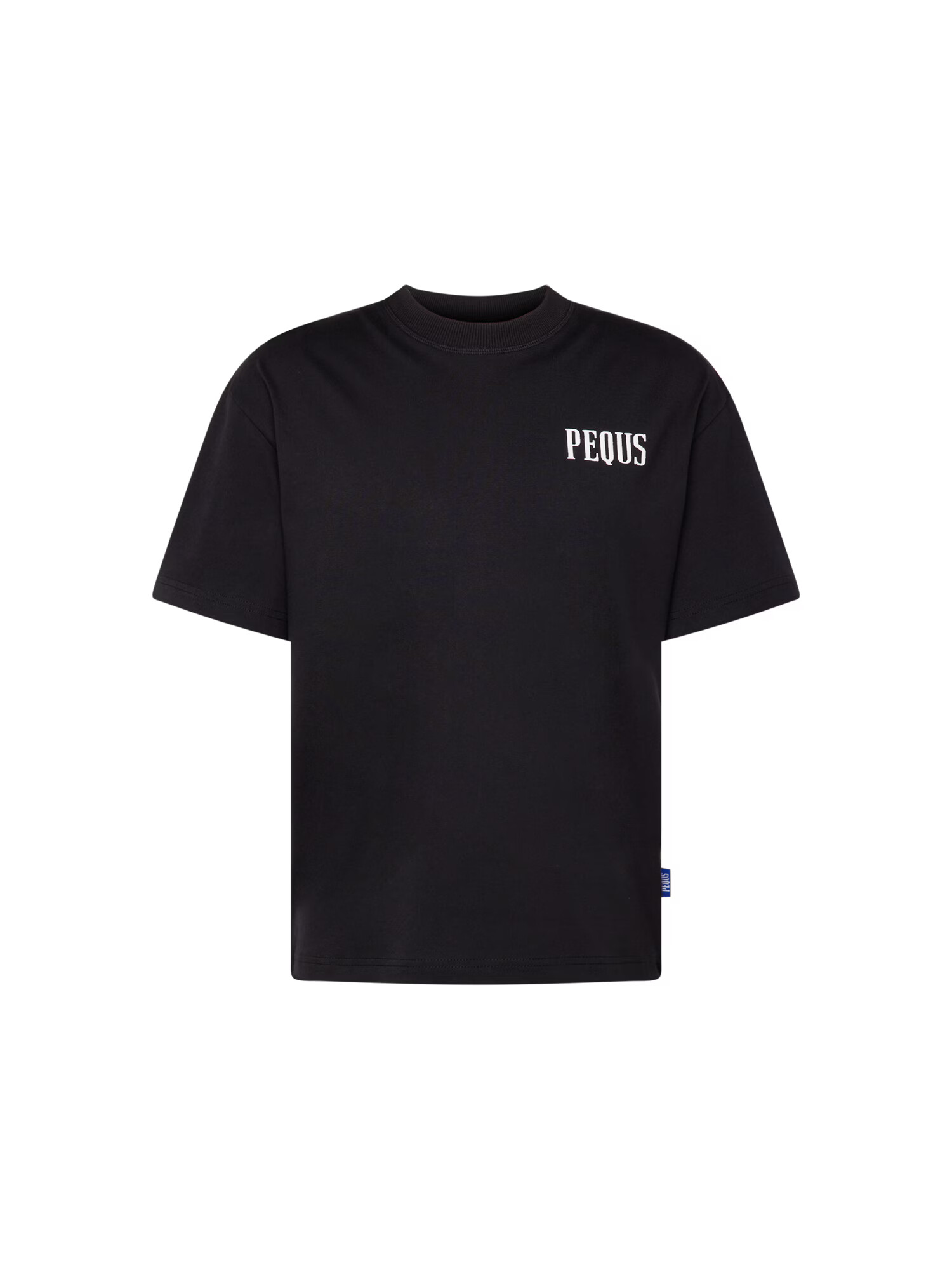 Pequs Tricou negru / alb - Pled.ro