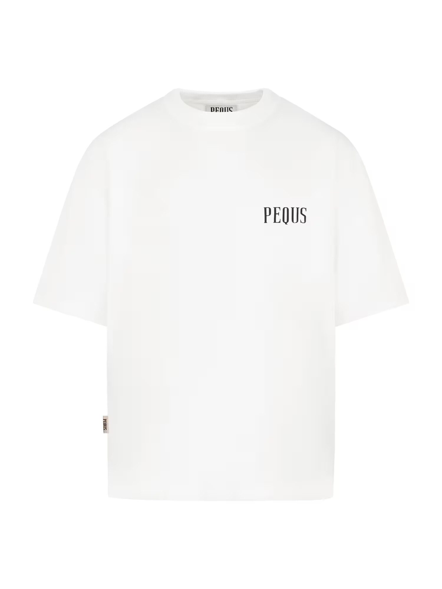 Pequs Tricou negru / alb murdar - Pled.ro