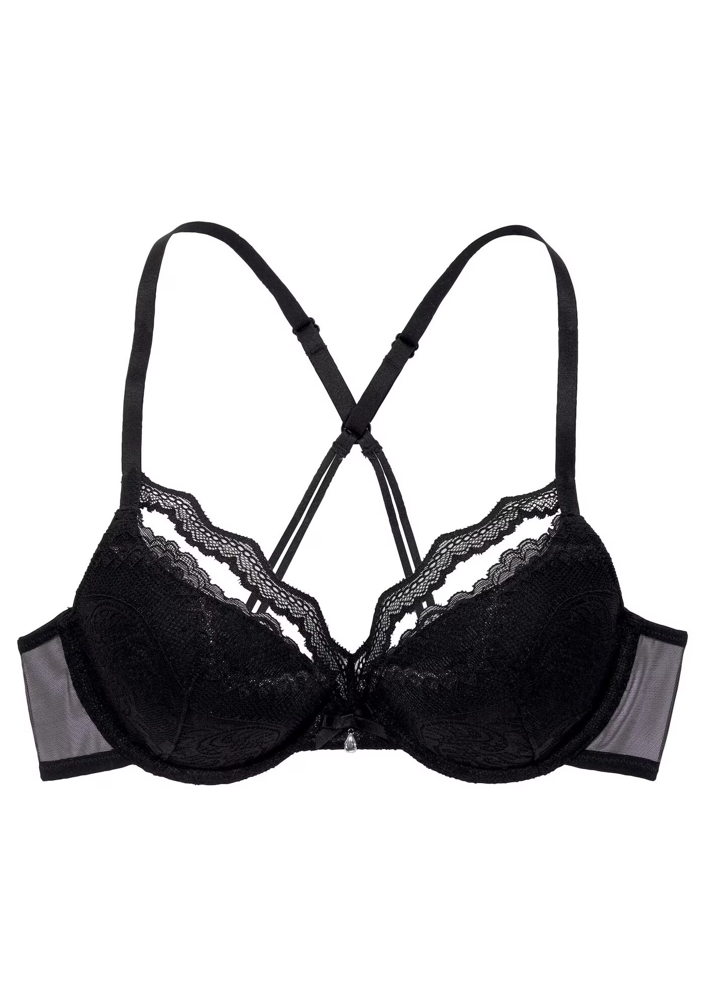 PETITE FLEUR GOLD Sutien negru - Pled.ro