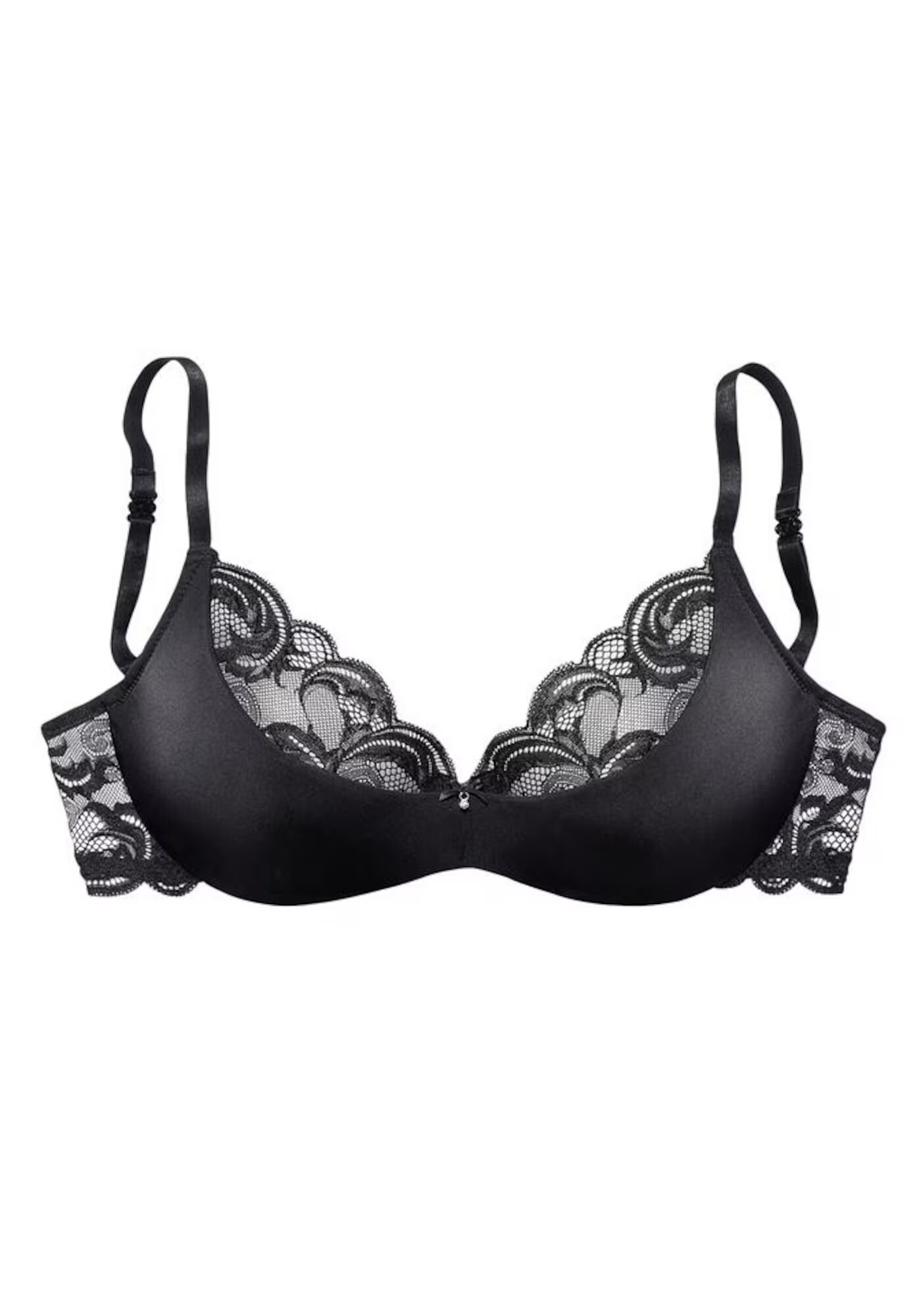 PETITE FLEUR GOLD Sutien negru - Pled.ro