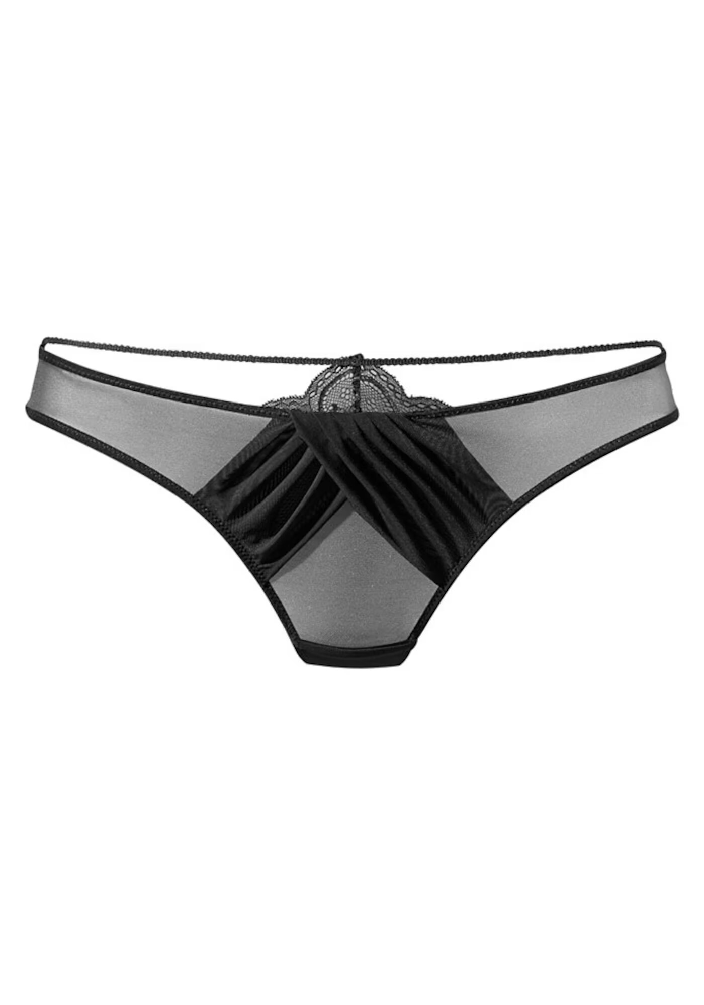 PETITE FLEUR GOLD Tanga negru - Pled.ro