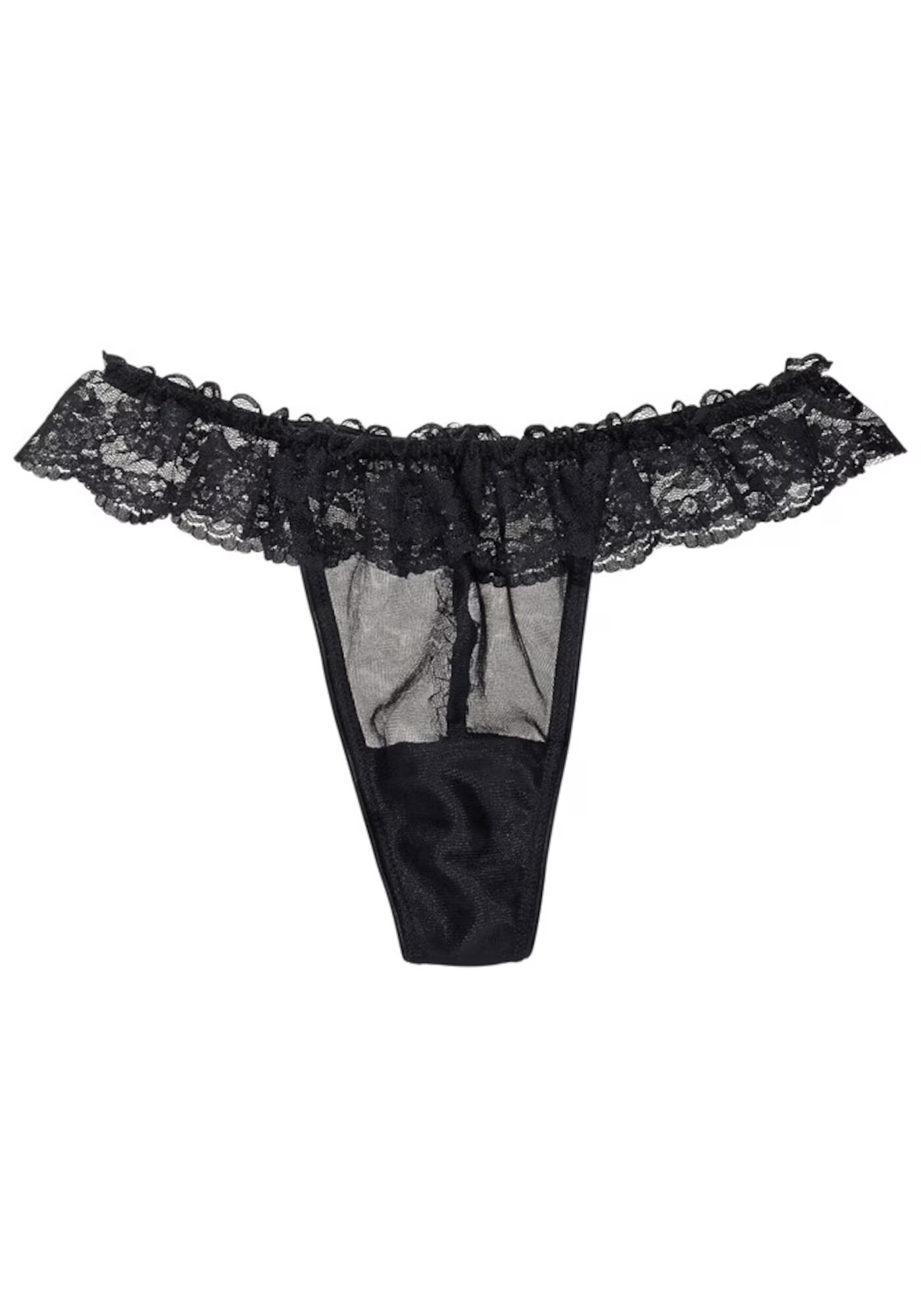 PETITE FLEUR GOLD Tanga negru - Pled.ro