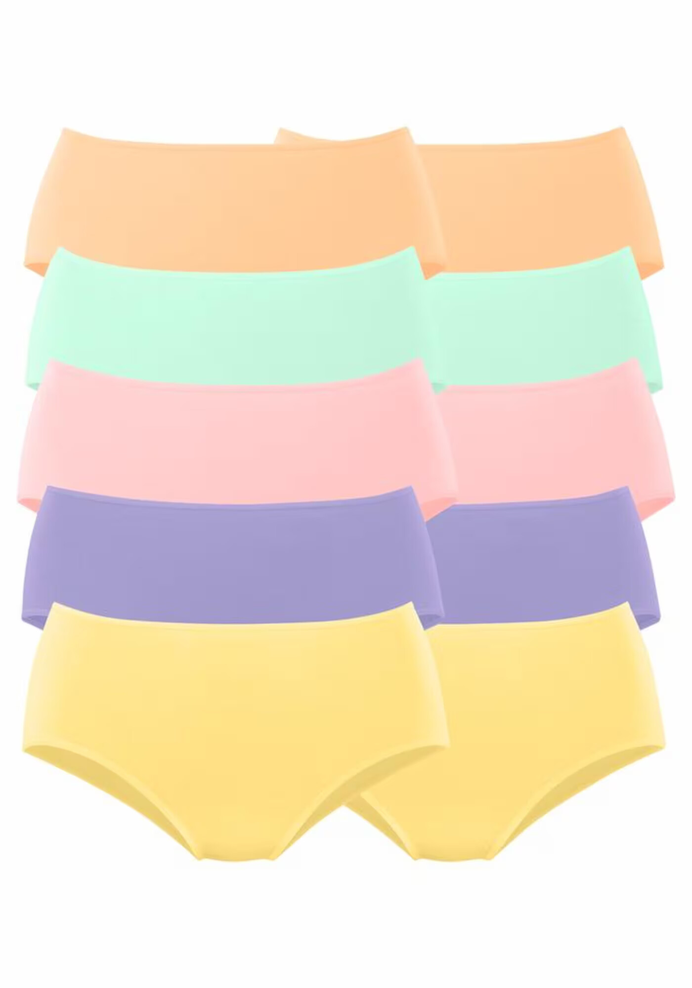 PETITE FLEUR Slip albastru pastel / galben pastel / verde pastel / mov pastel / portocaliu pastel / roz pastel - Pled.ro