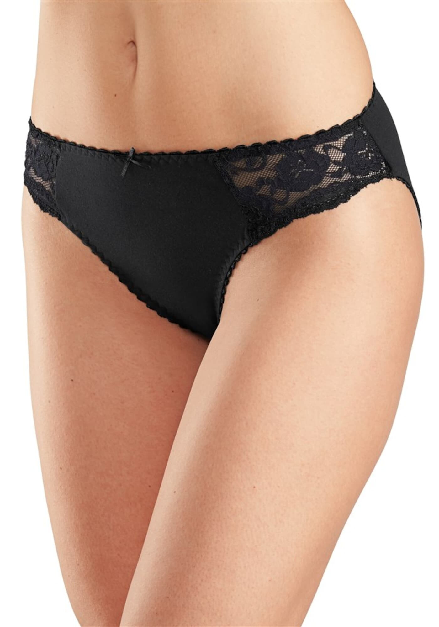 PETITE FLEUR Slip negru - Pled.ro