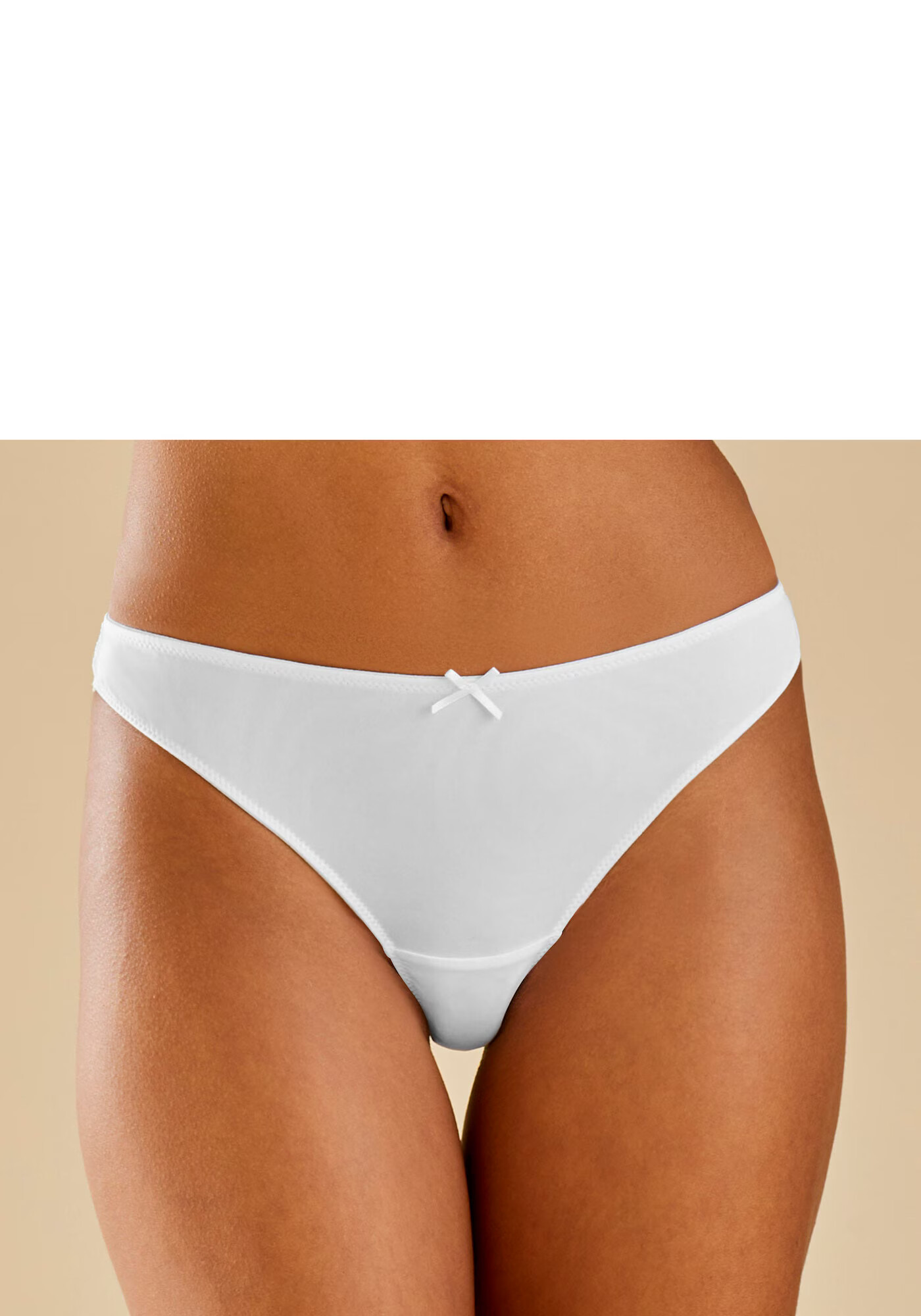 PETITE FLEUR Tanga negru / alb - Pled.ro