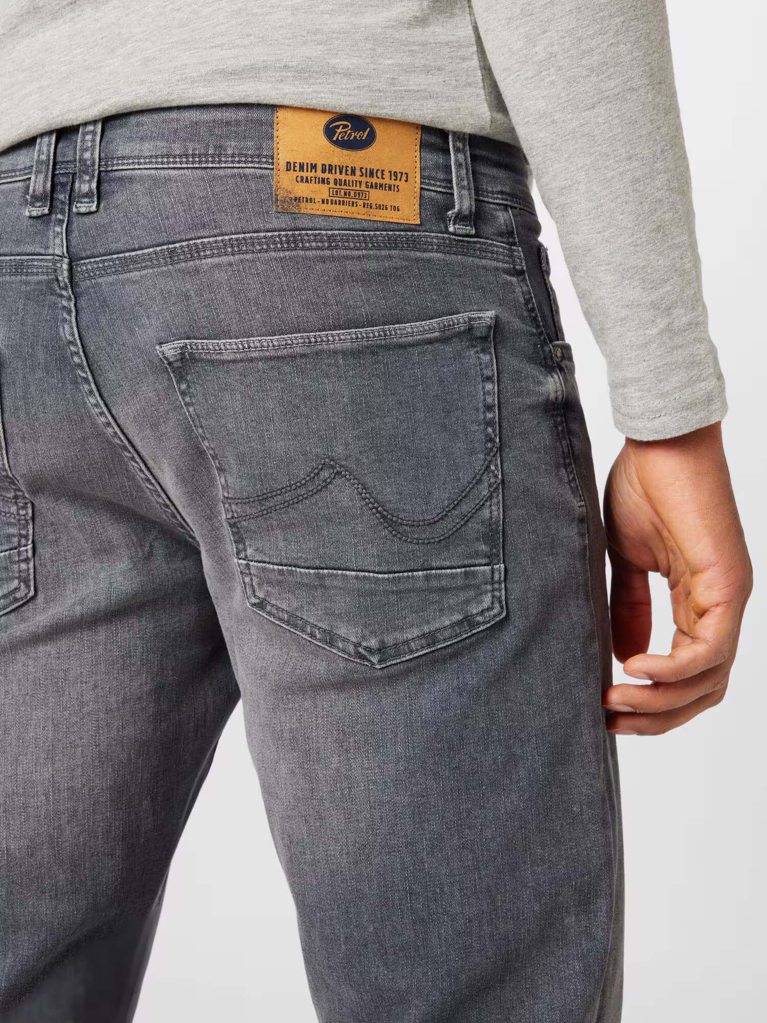 Petrol Industries Jeans gri denim - Pled.ro