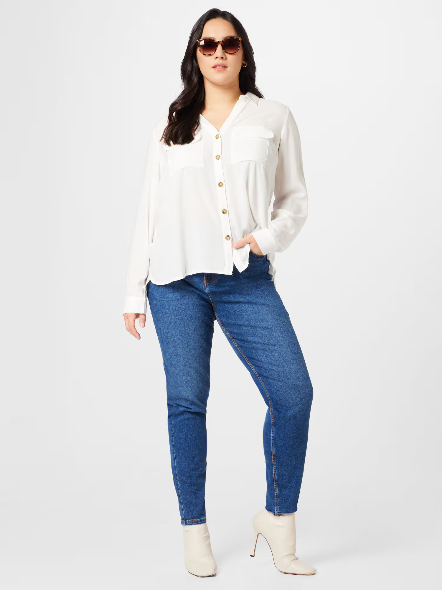 PIECES Curve Jeans 'Kesia' - Pled.ro