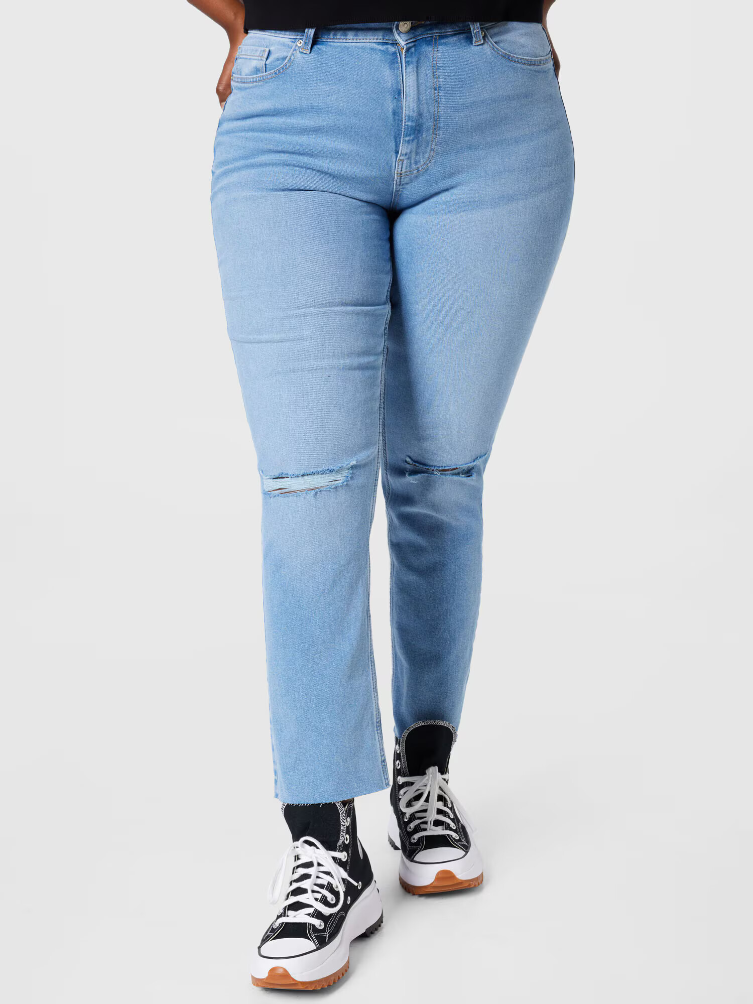 PIECES Curve Jeans 'LUNA' albastru denim - Pled.ro