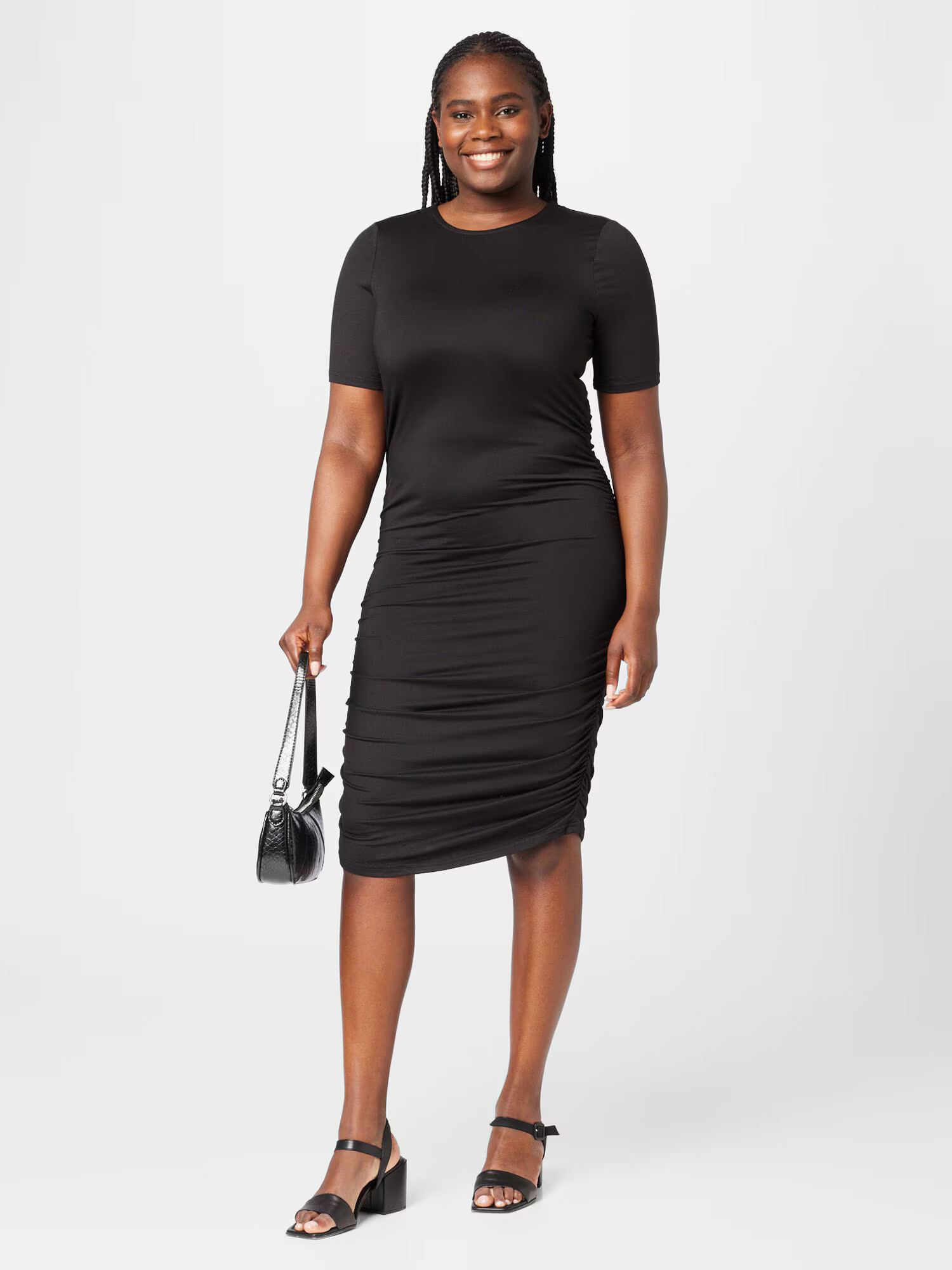 PIECES Curve Rochie 'NALA' negru - Pled.ro