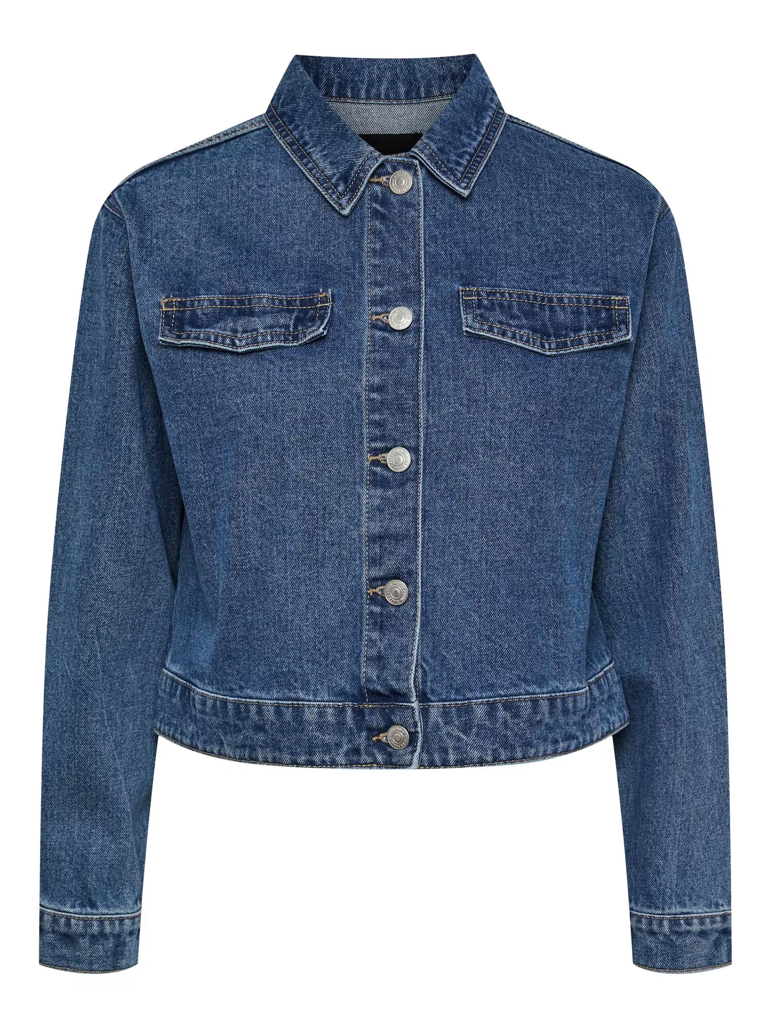 PIECES Geacă de primăvară-toamnă 'Tessie' albastru denim - Pled.ro