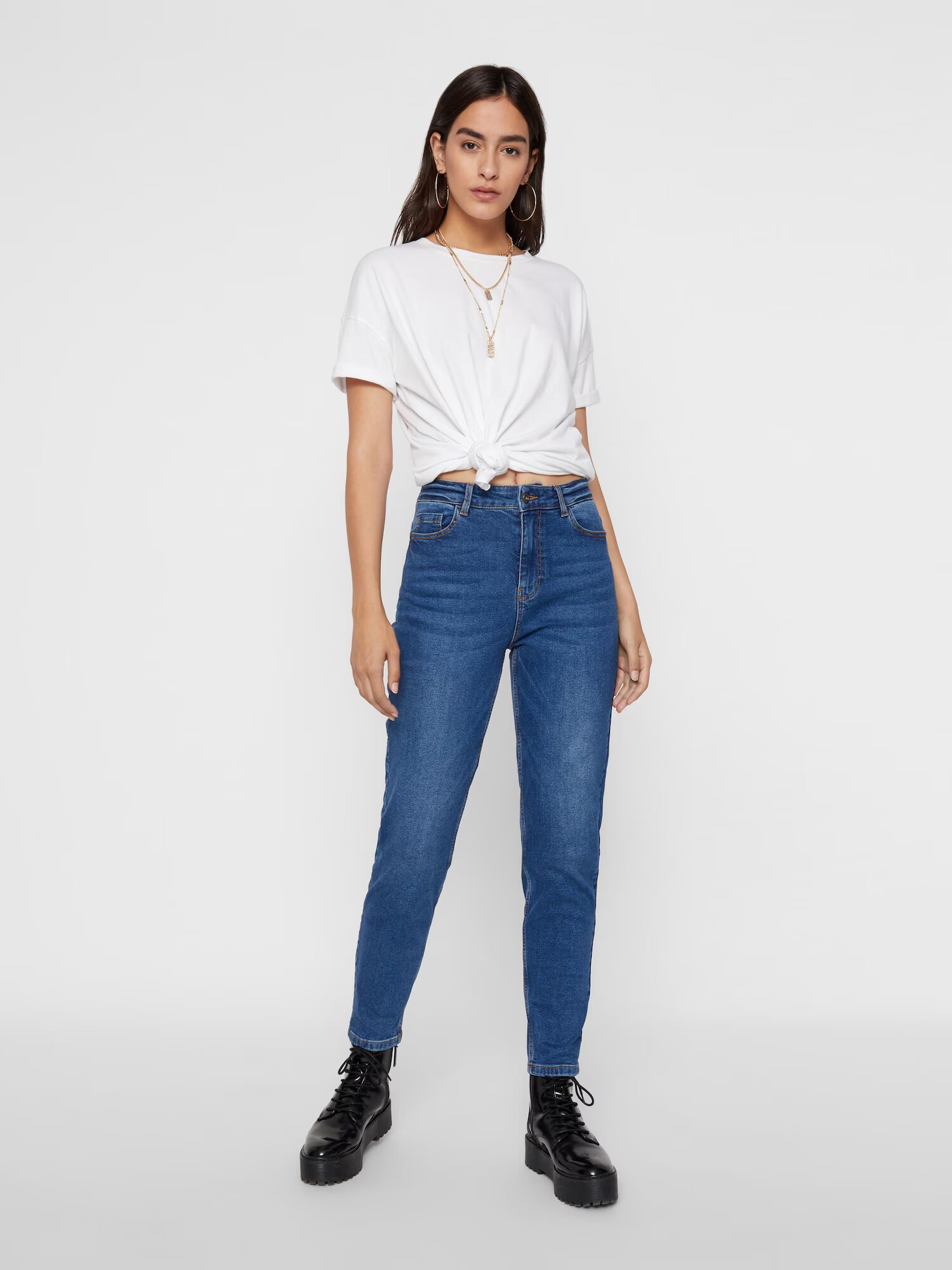 PIECES Jeans albastru denim - Pled.ro